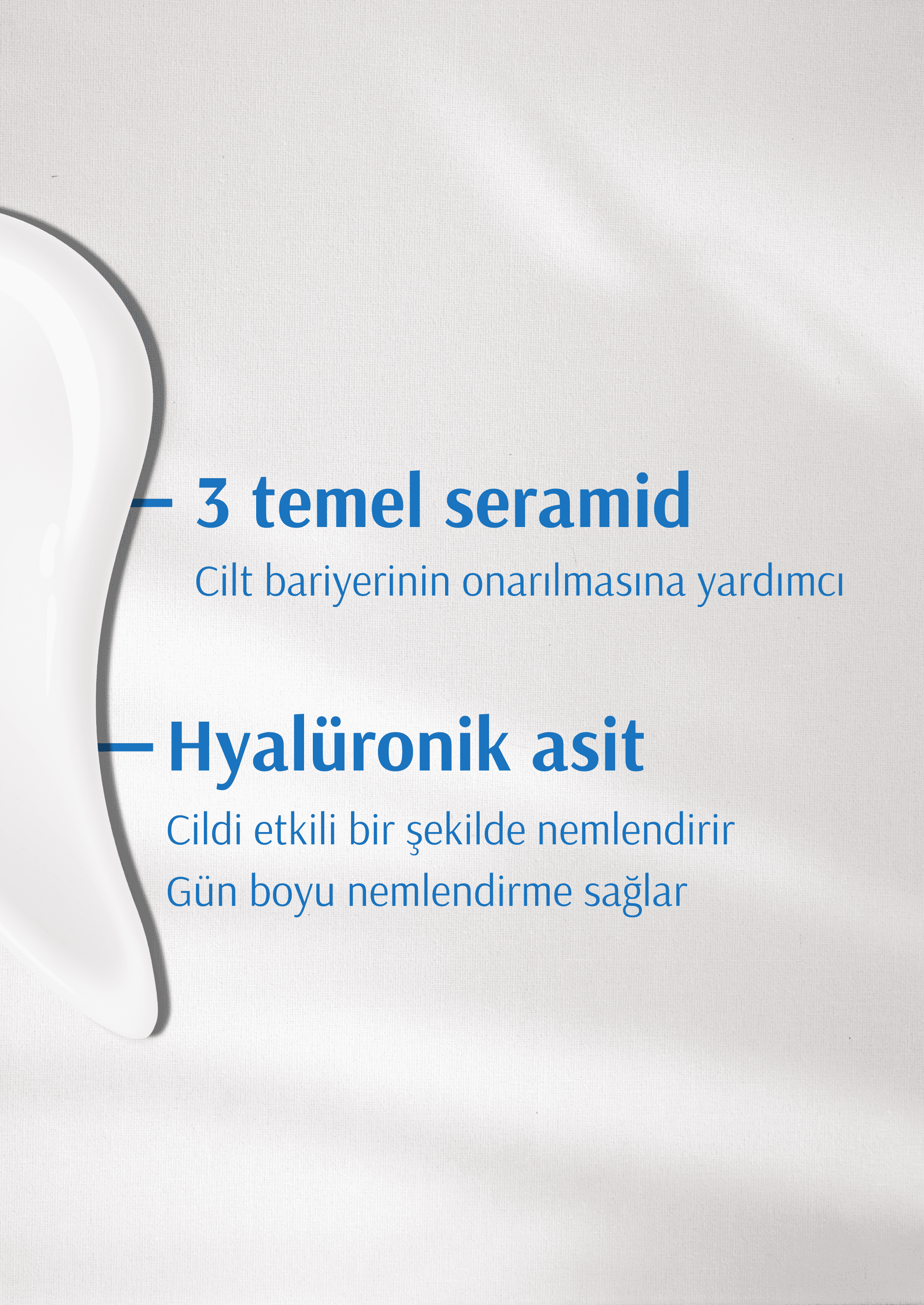 CeraVe Nemlendirici Yüz Ve Vücut Kremi - Kuru Ciltler İçin Seramid Ve Hyalüronik Asit İçerikli 50 ml