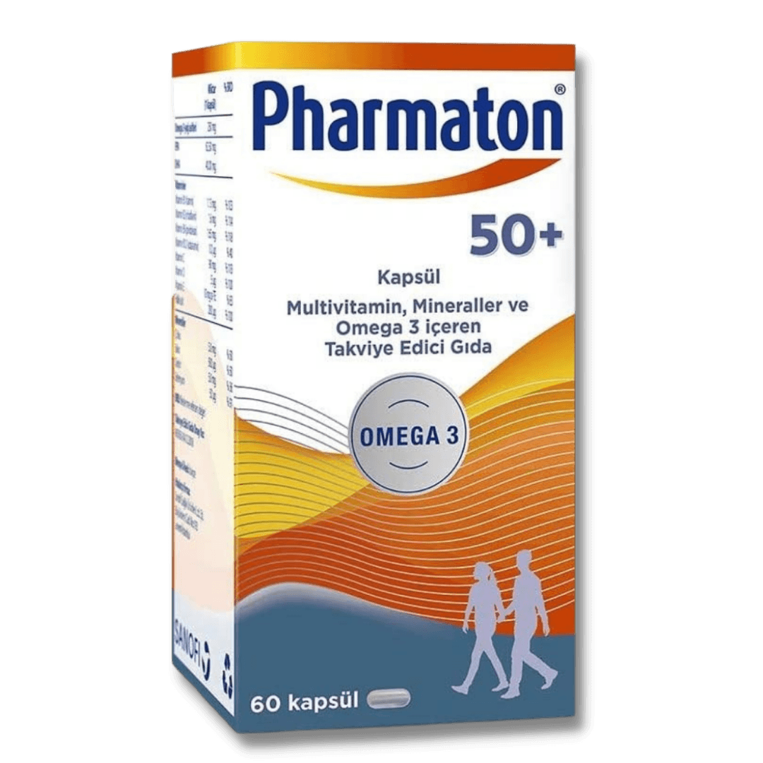 Pharmaton 50+ Plus Multivitamin 60 Kapsül