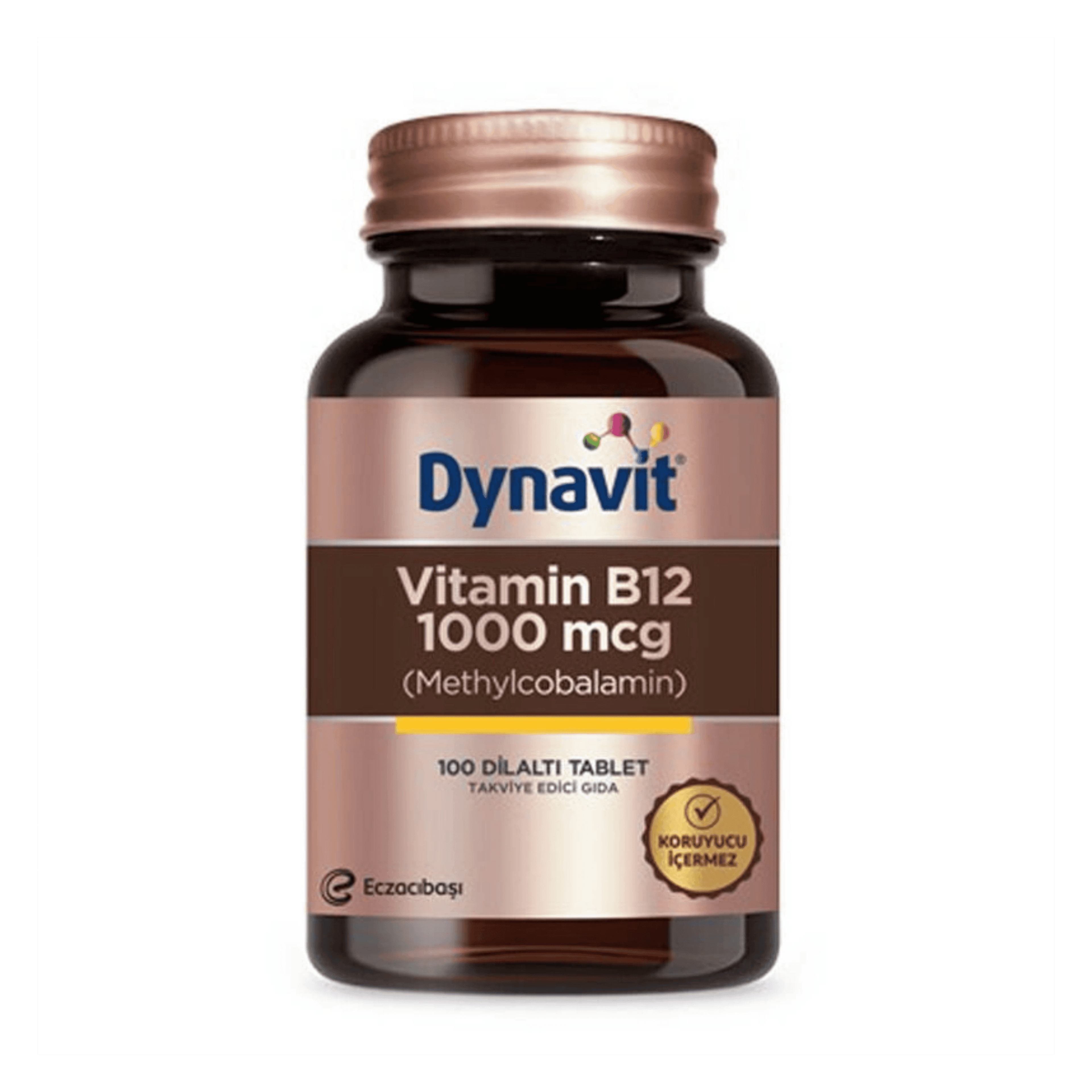 Eczacıbaşı Dynavit Vitamin B12 1000 mcg Takviye Edici Gıda 100 Tablet