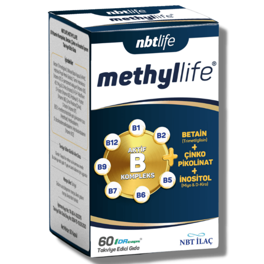 Nbtlife Methyllife Aktif Vitamin B Kompleks 60 Kapsül