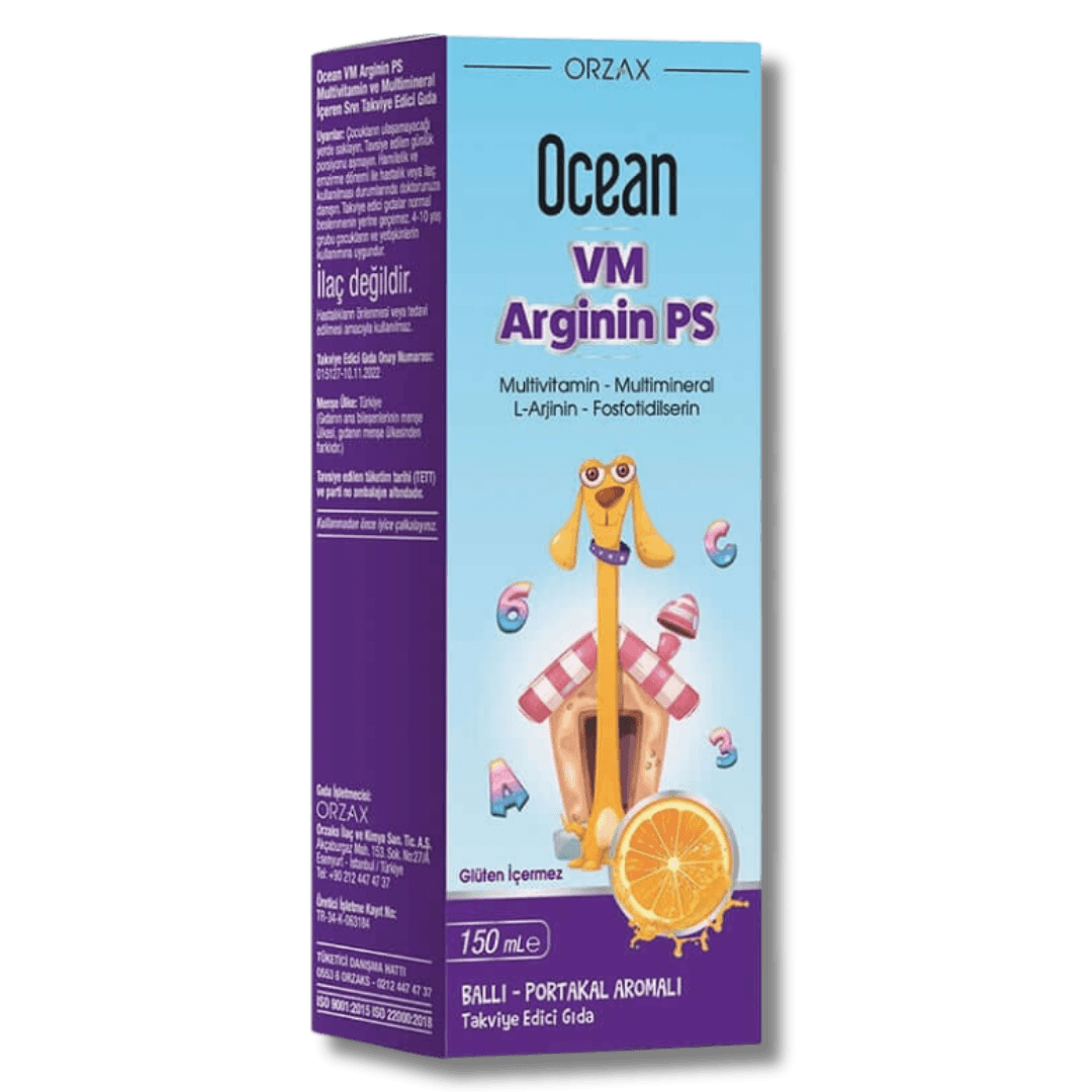 Ocean VM Arginin Ps 150 ML Şurup