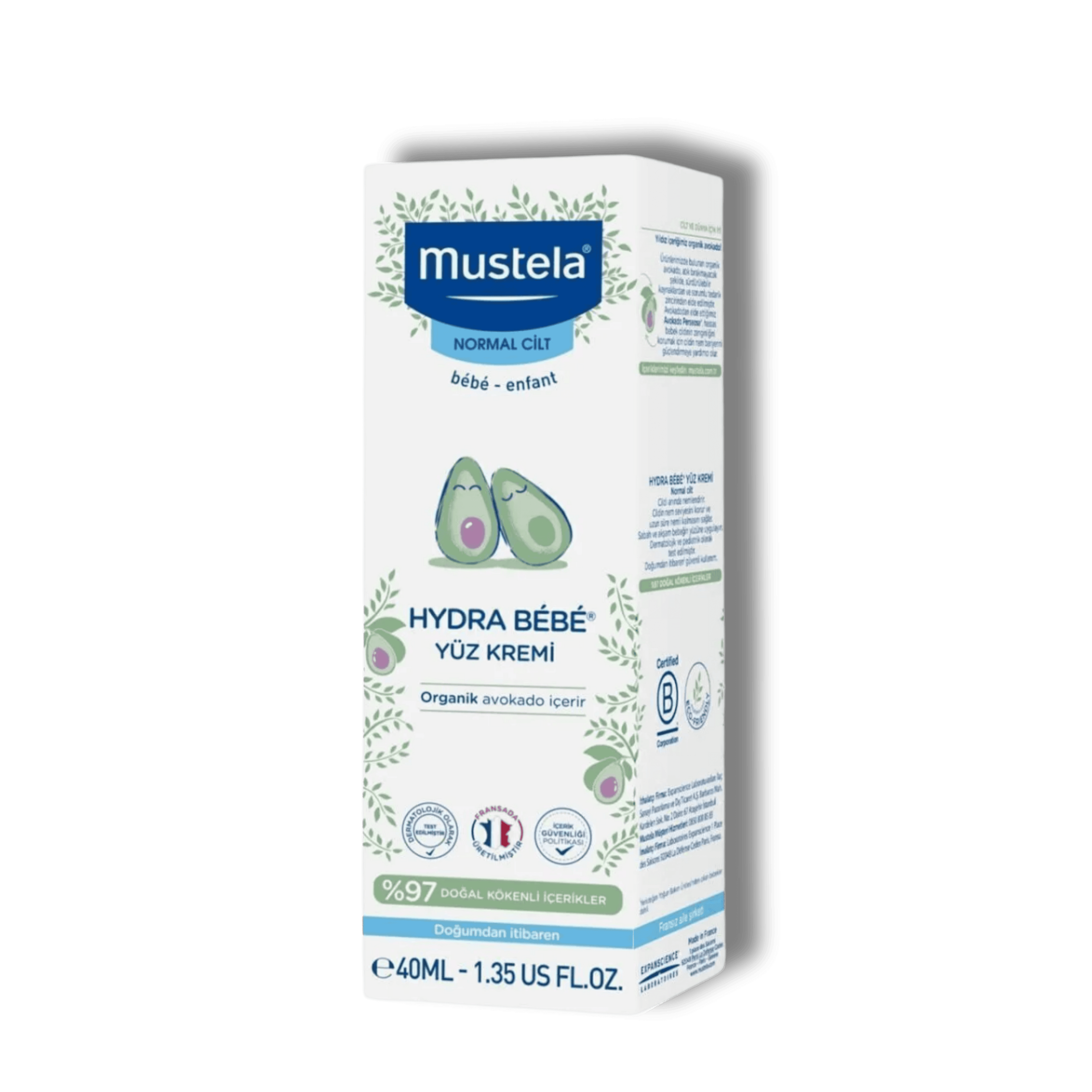 Mustela Hydra Bebe Yüz Kremi 40 ml