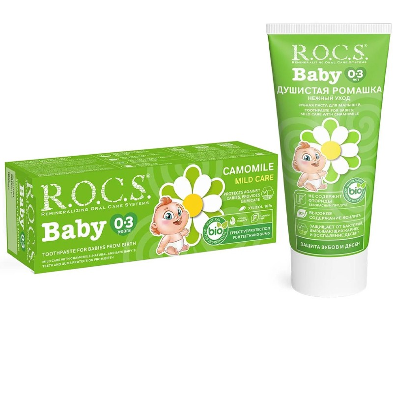 Rocs Baby - Bebekler İçin Diş Macunu 0-3 Ay 35ml