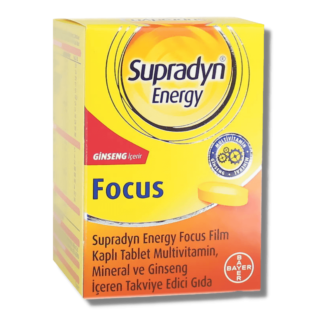 Supradyn Energy Focus Multivitamin Ginseng 30 Tablet