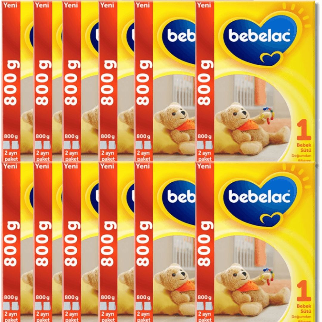 Bebelac 1 Bebek Sütü 0-6 Ay 800 gr - 12 adet