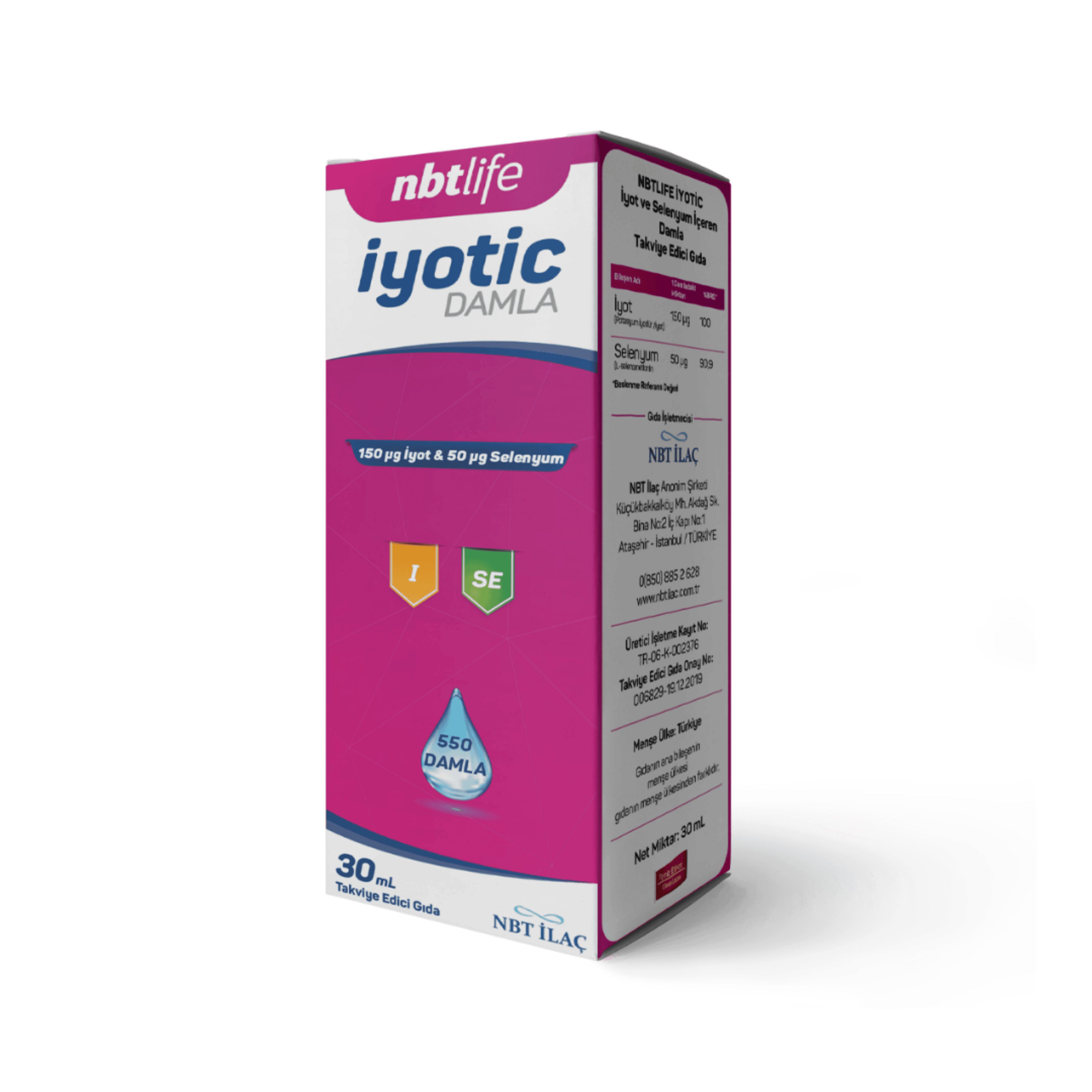 NBT Life İyotic Damla 30 Ml