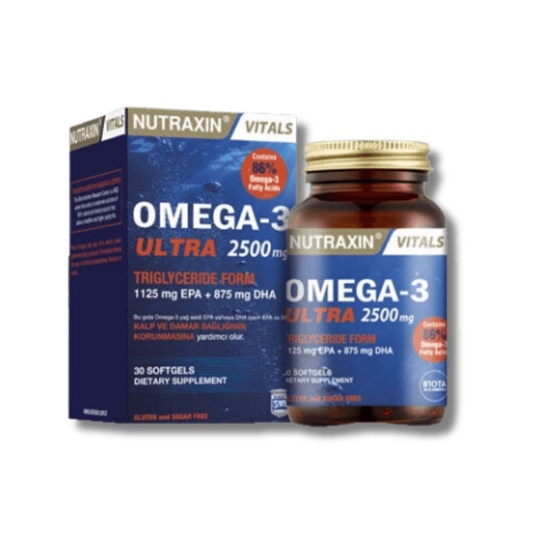 Nutraxin Omega-3 Ultra 2500 mg 30 Yumuşak Kapsül