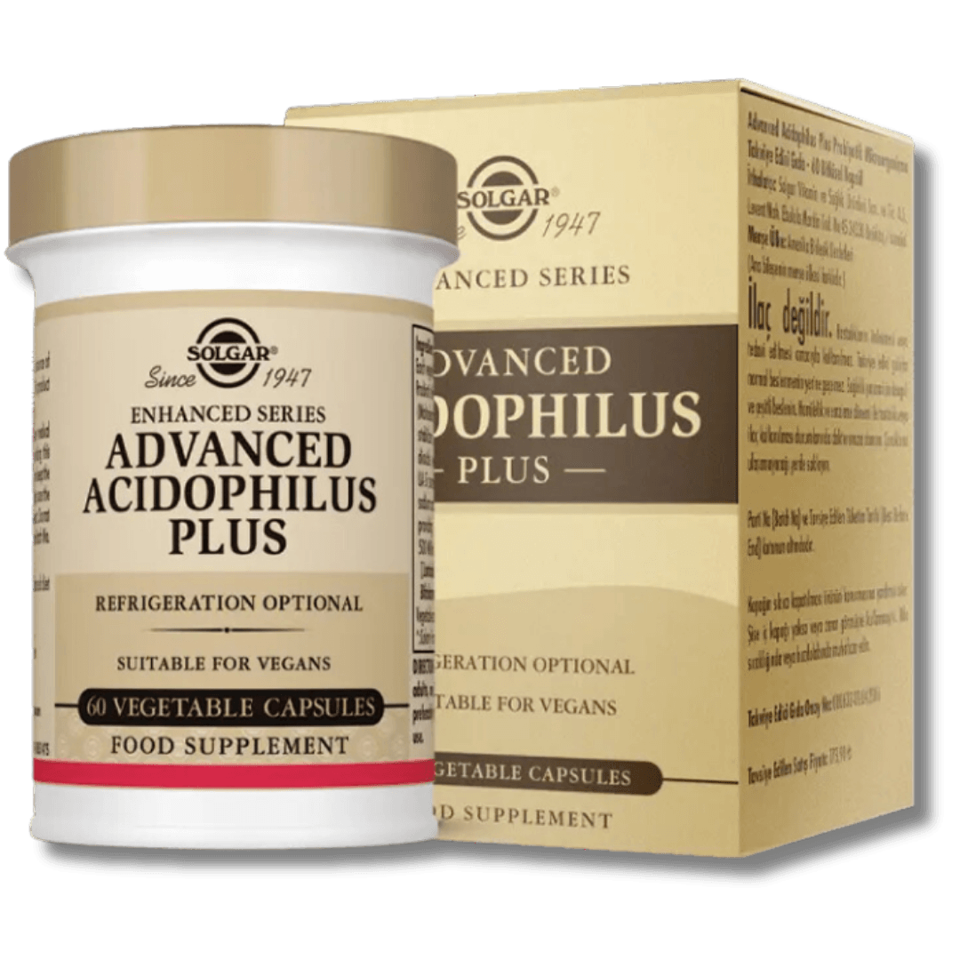 Solgar Advanced Acidophilus Plus 60 Kapsül