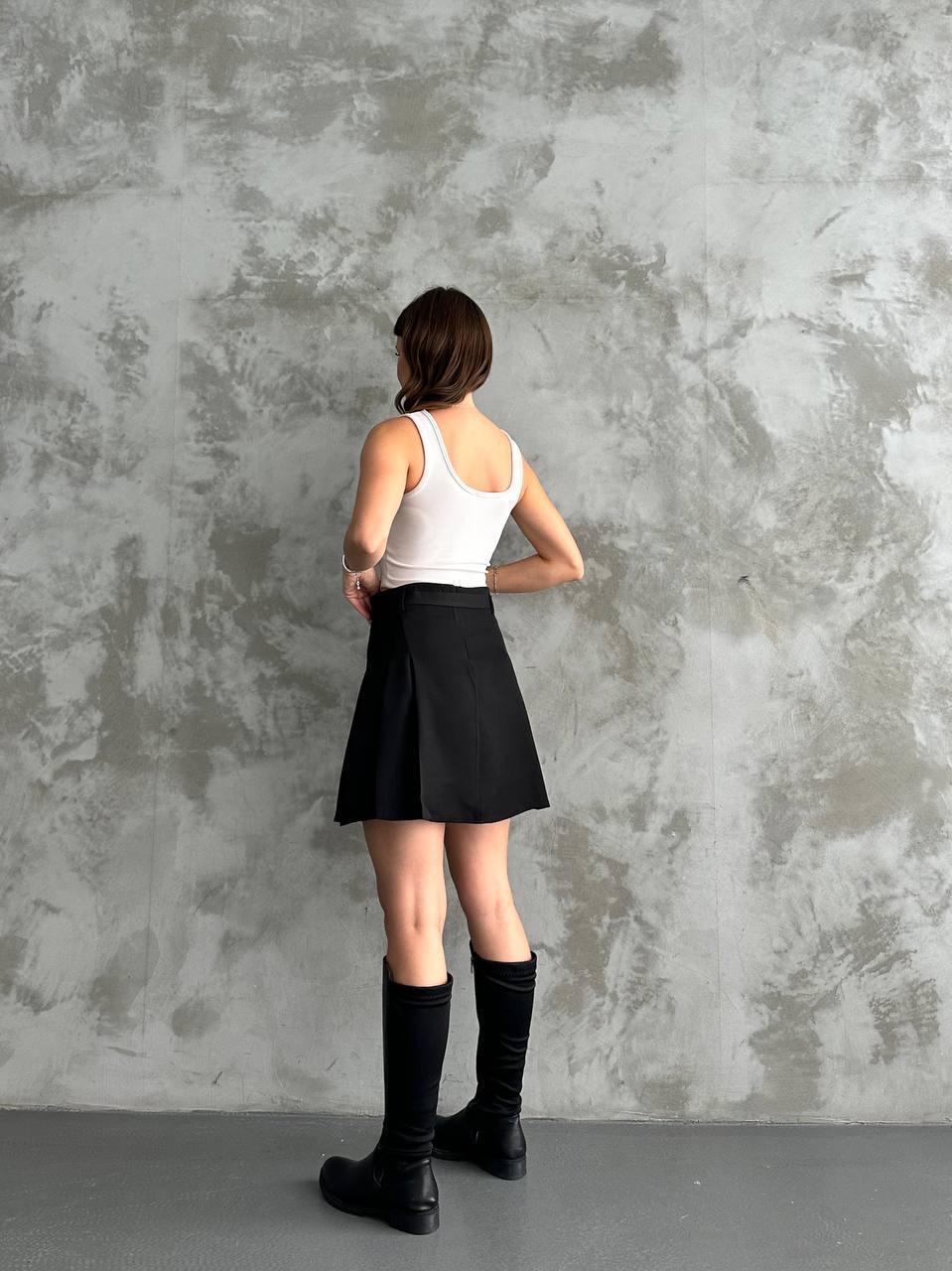 KADIN KETEN MİNİ ETEK