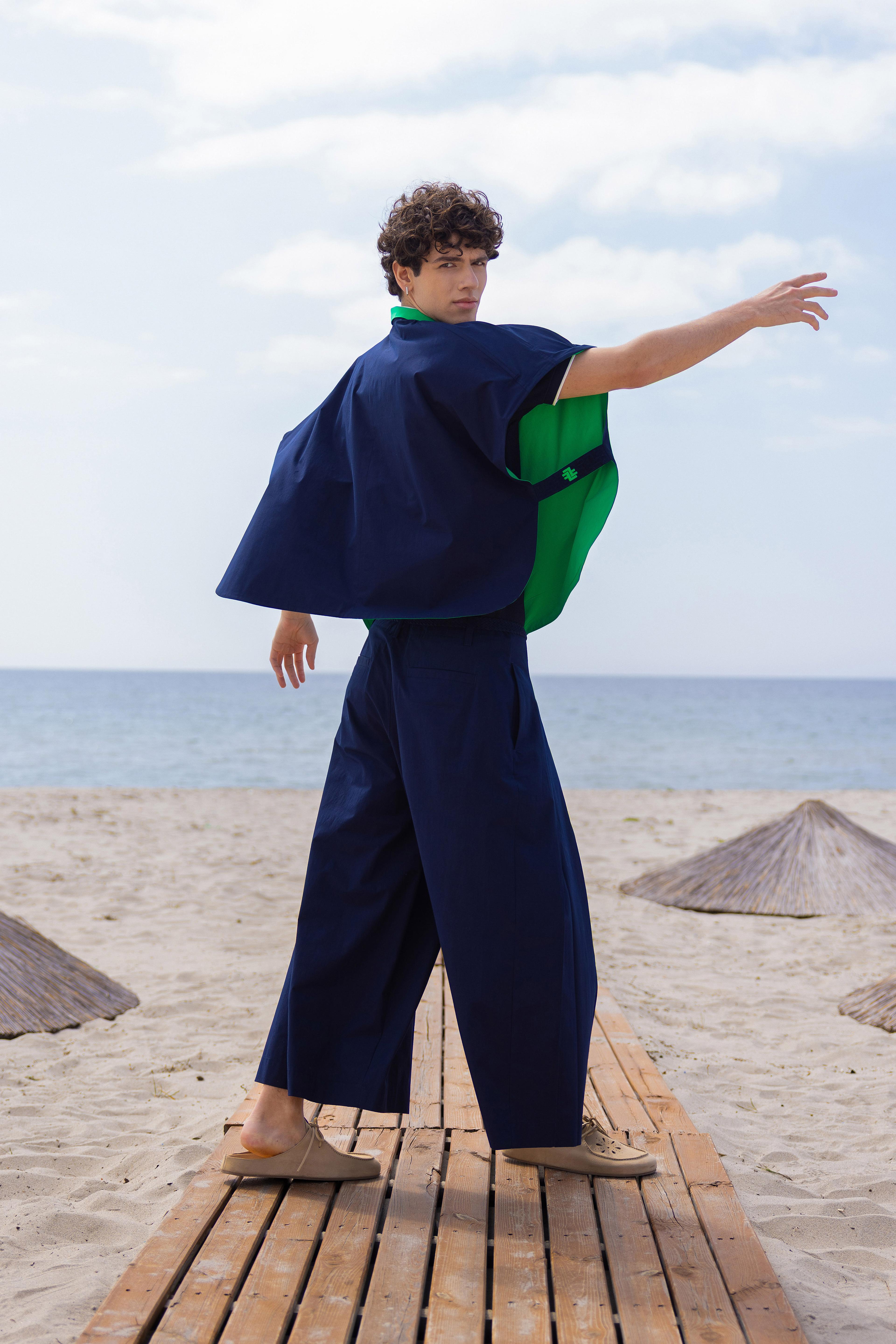 Lofibuy | Poncho Oversize Unisex Suit with Vest 03 - SS25