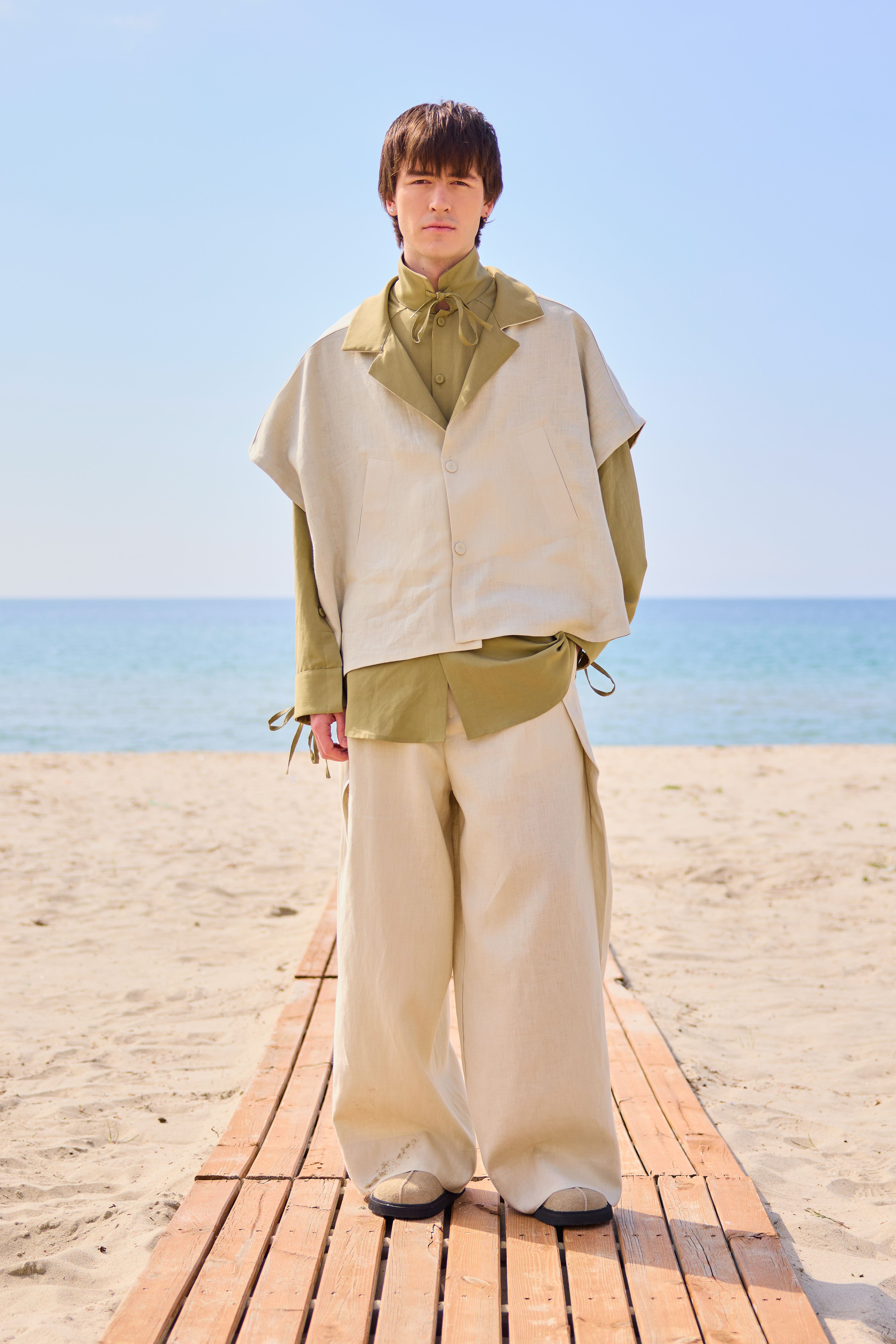 Lofibuy | Çift Taraflı Panço Yelek & Gömlek Oversize Unisex  02 - SS25