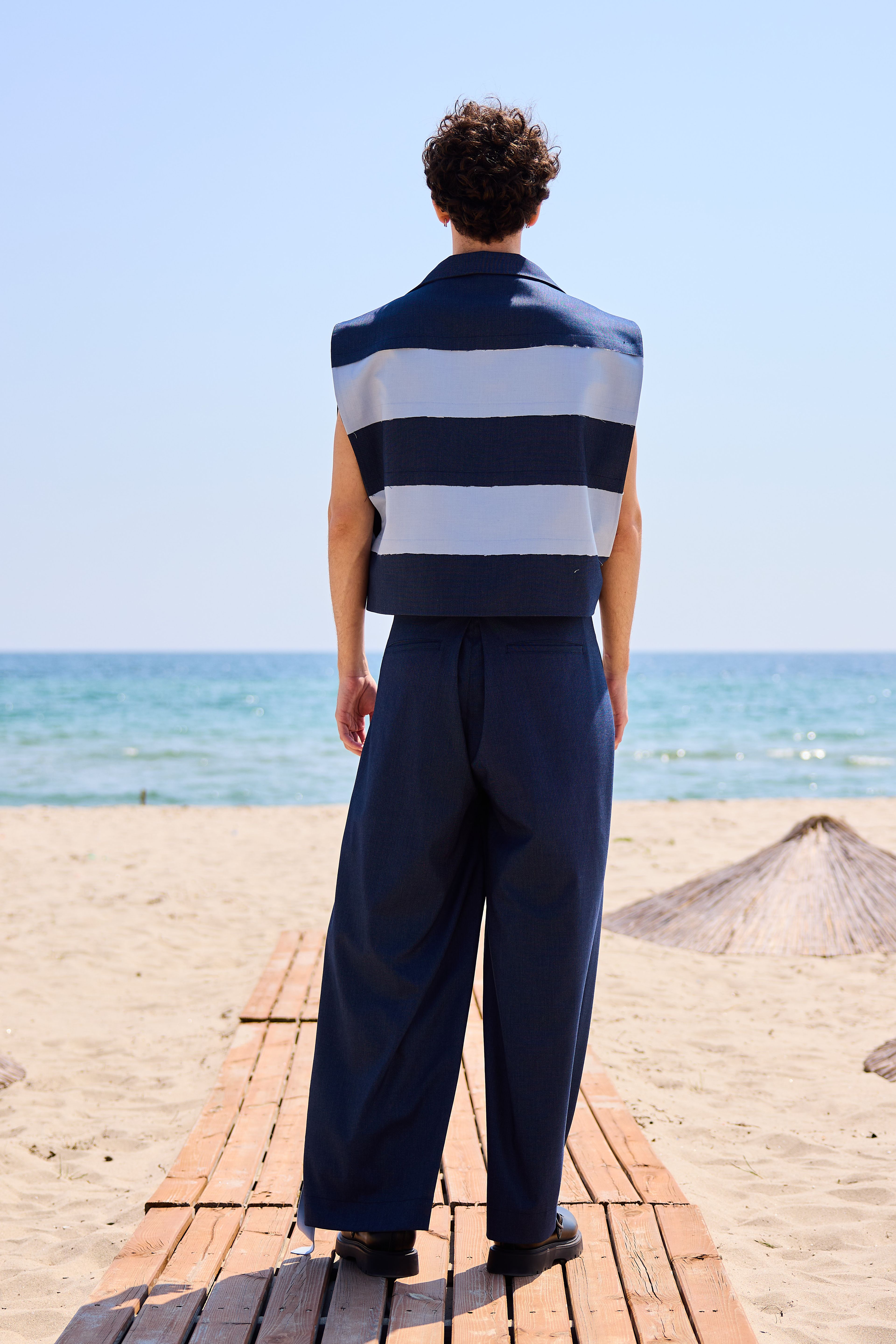 Lofibuy | Kuşak Detaylı Beyond Line Oversize Unisex Takım - SS25
