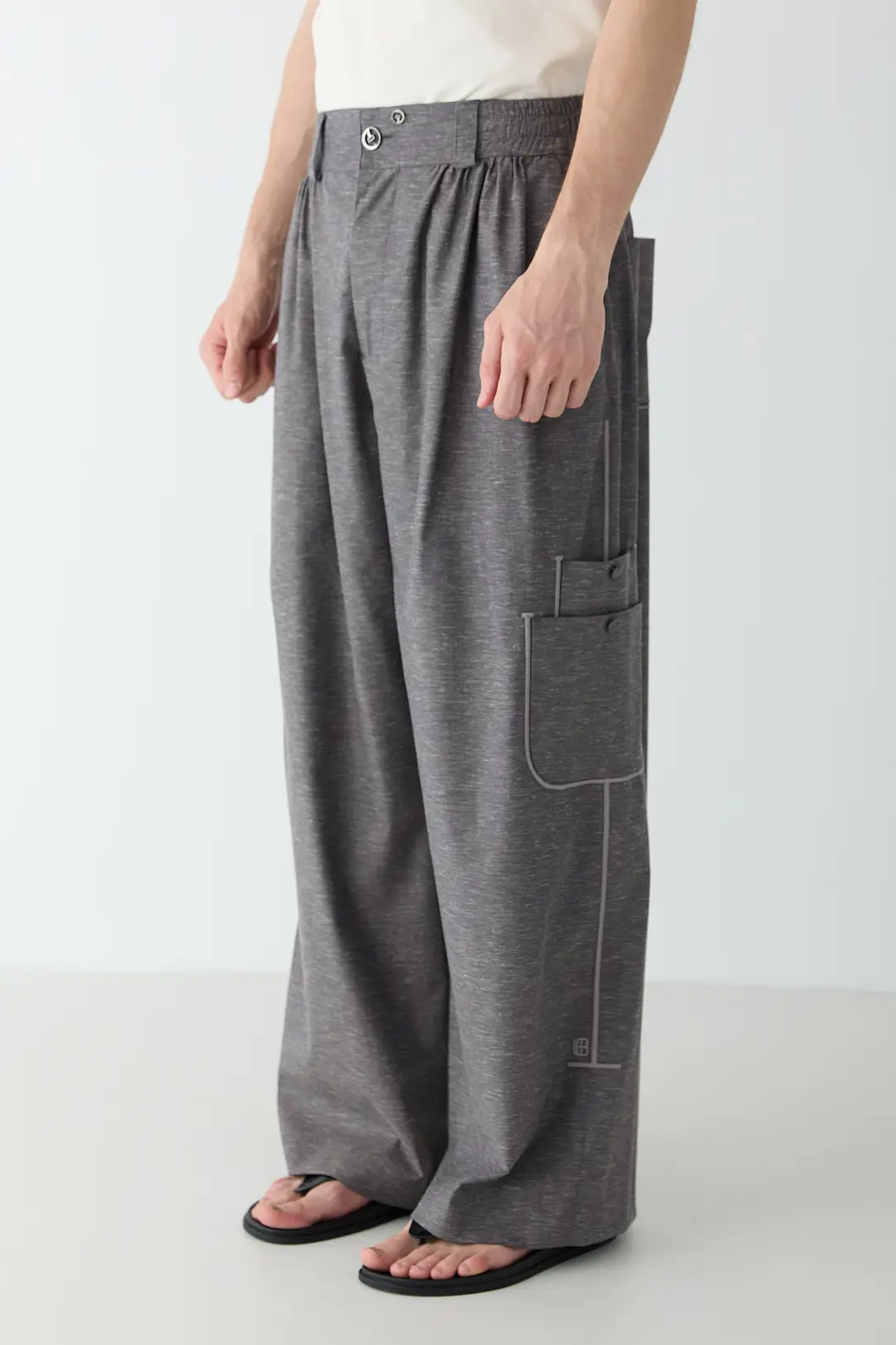 ÖZEL NAKIŞLI GENİŞ PAÇA PANTOLON · 4