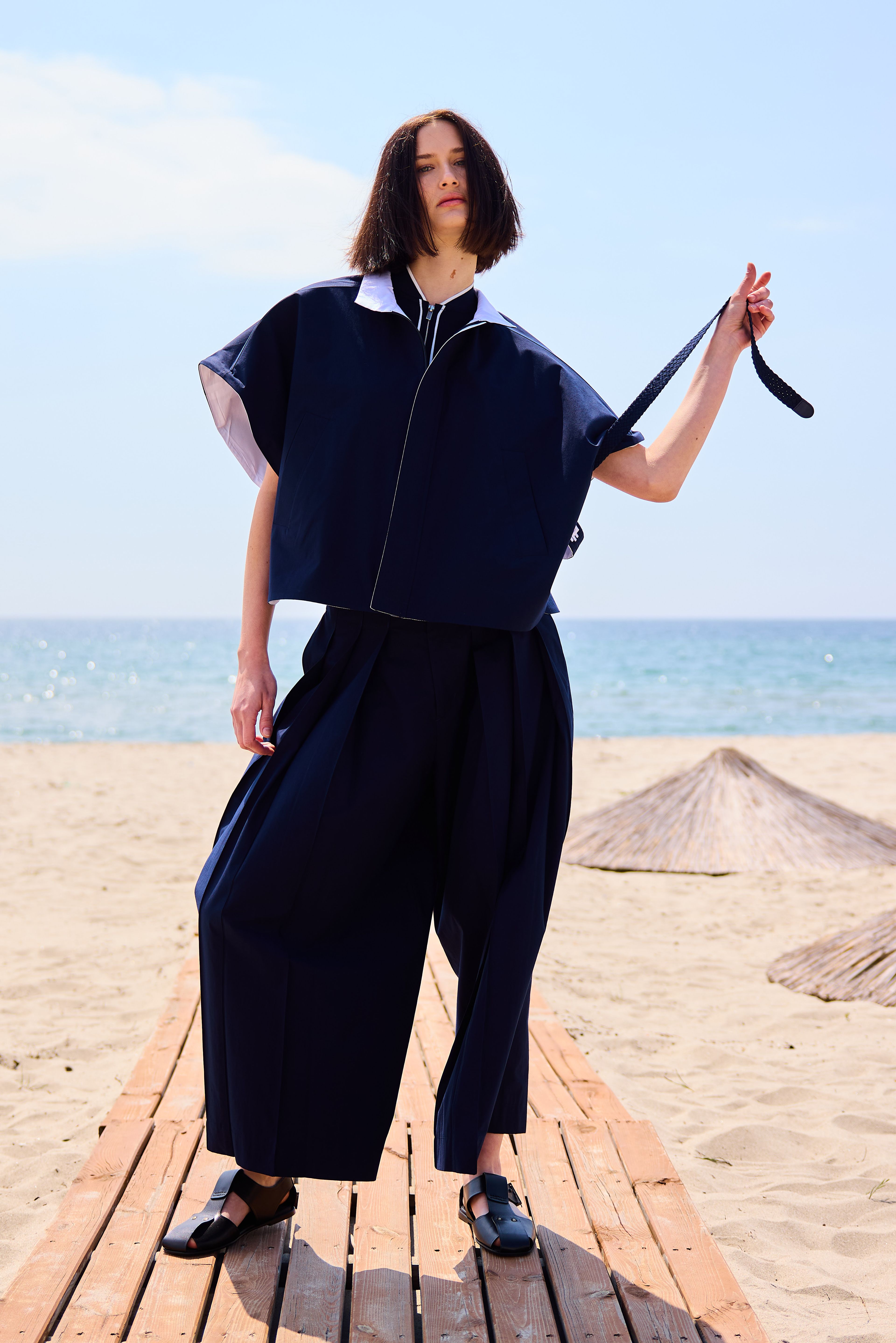 Lofibuy | Panço Yelekli Oversize Unisex Takım 01 - SS25