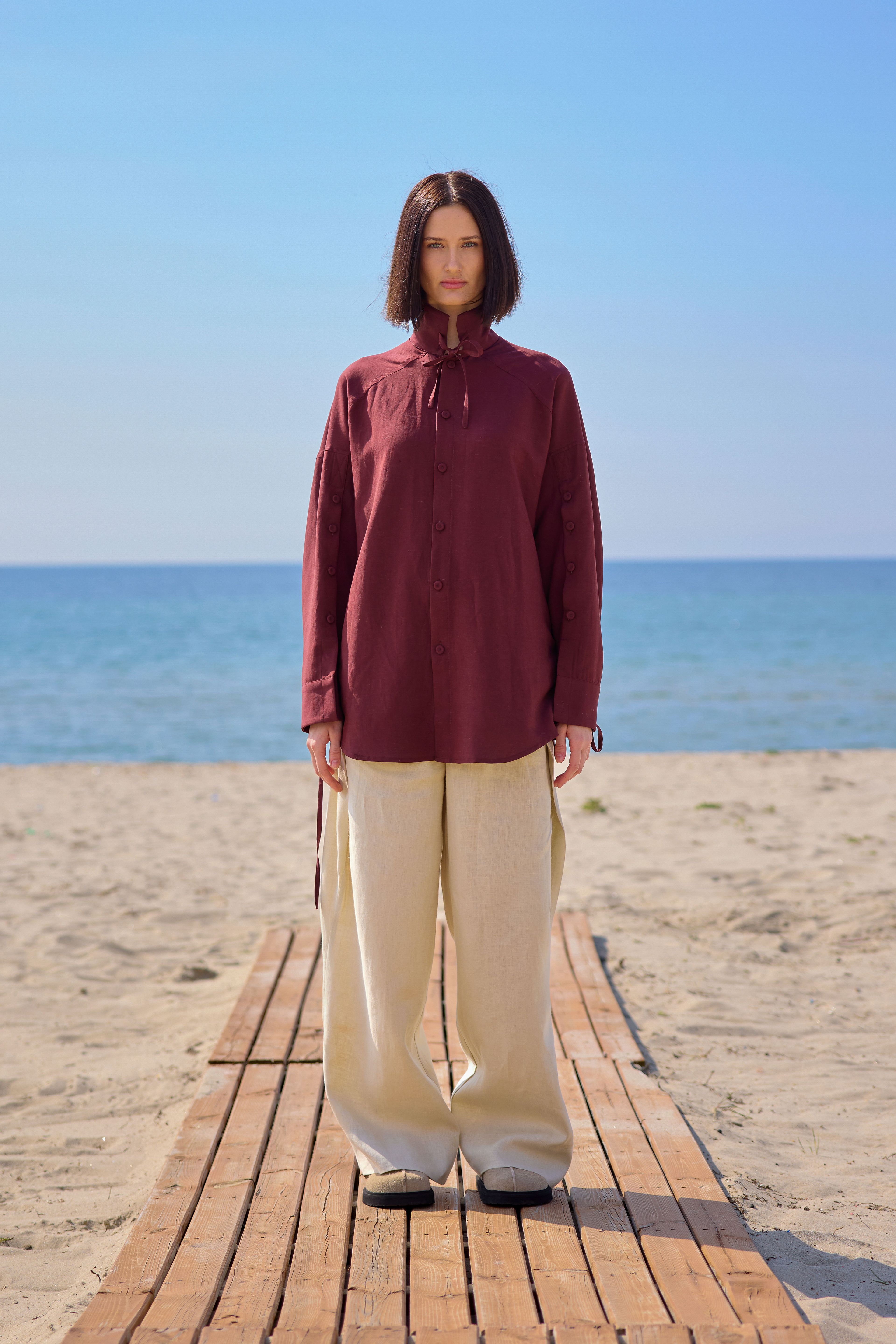 Lofibuy | Oversize Unisex Suit with Double-Sided Poncho Vest 01 - SS25