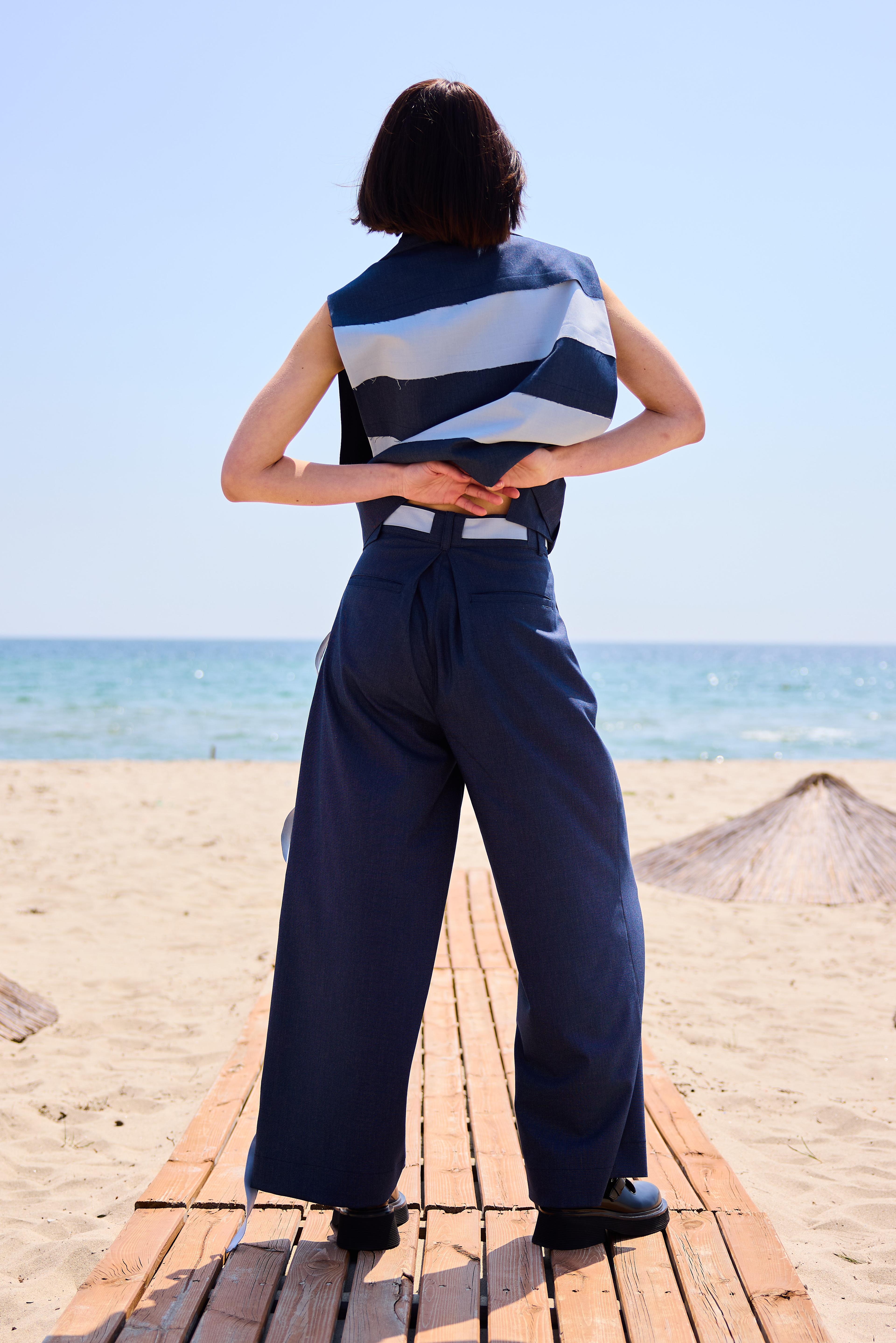 Lofibuy | Kuşak Detaylı Beyond Line Oversize Unisex Takım - SS25