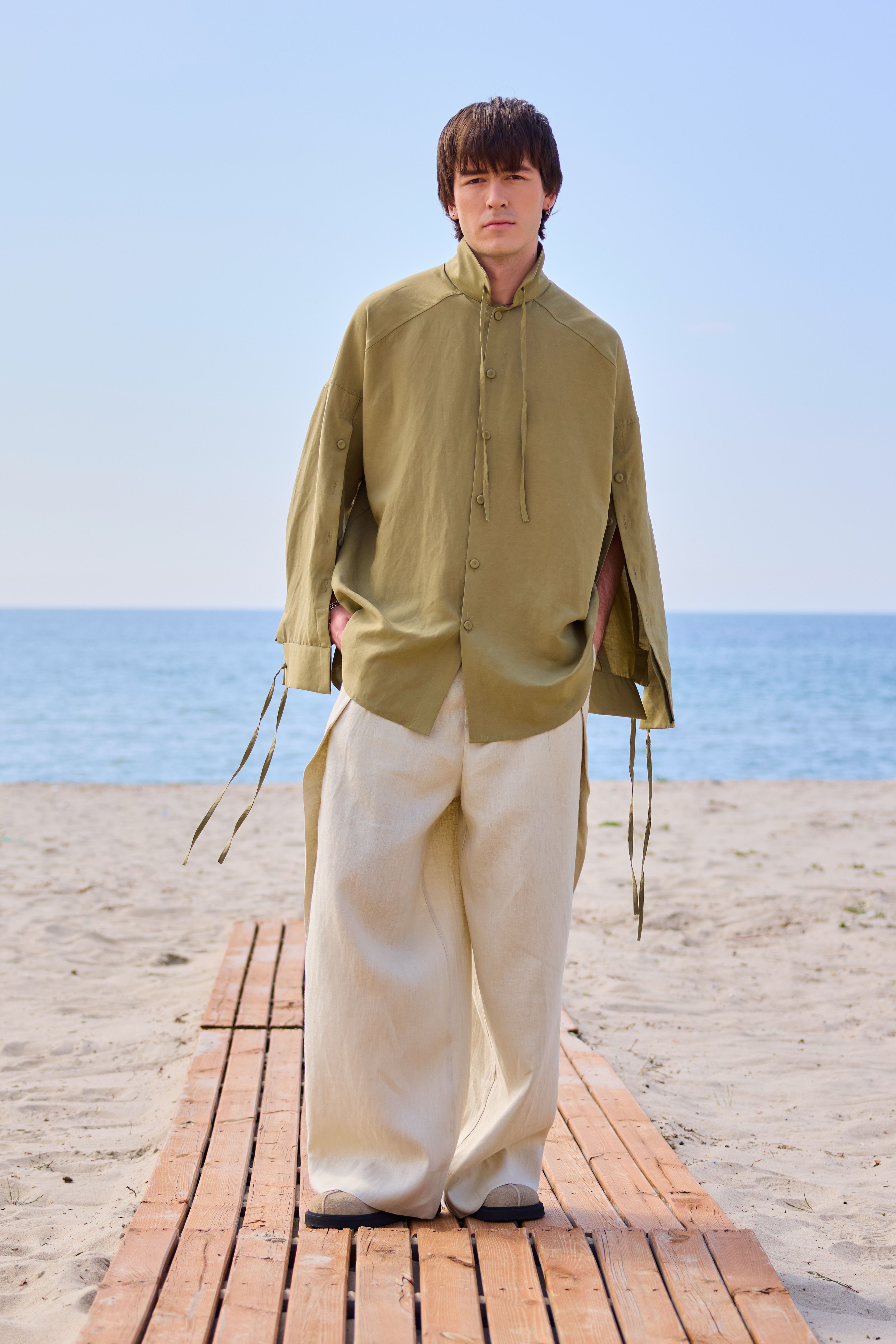 Lofibuy | Çift Taraflı Panço Yelek & Gömlek Oversize Unisex  02 - SS25