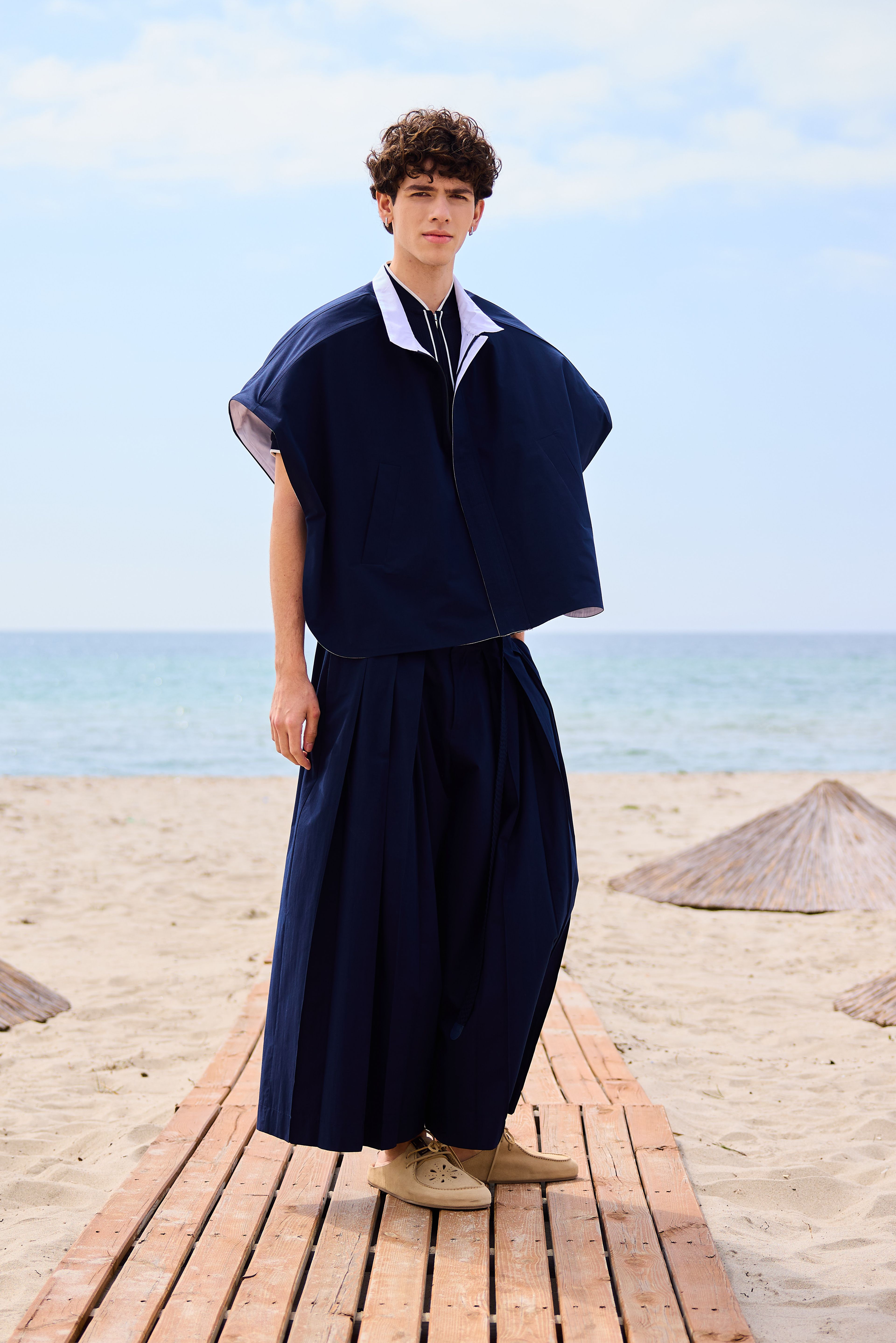 Lofibuy | Panço Yelekli Oversize Unisex Takım 01 - SS25