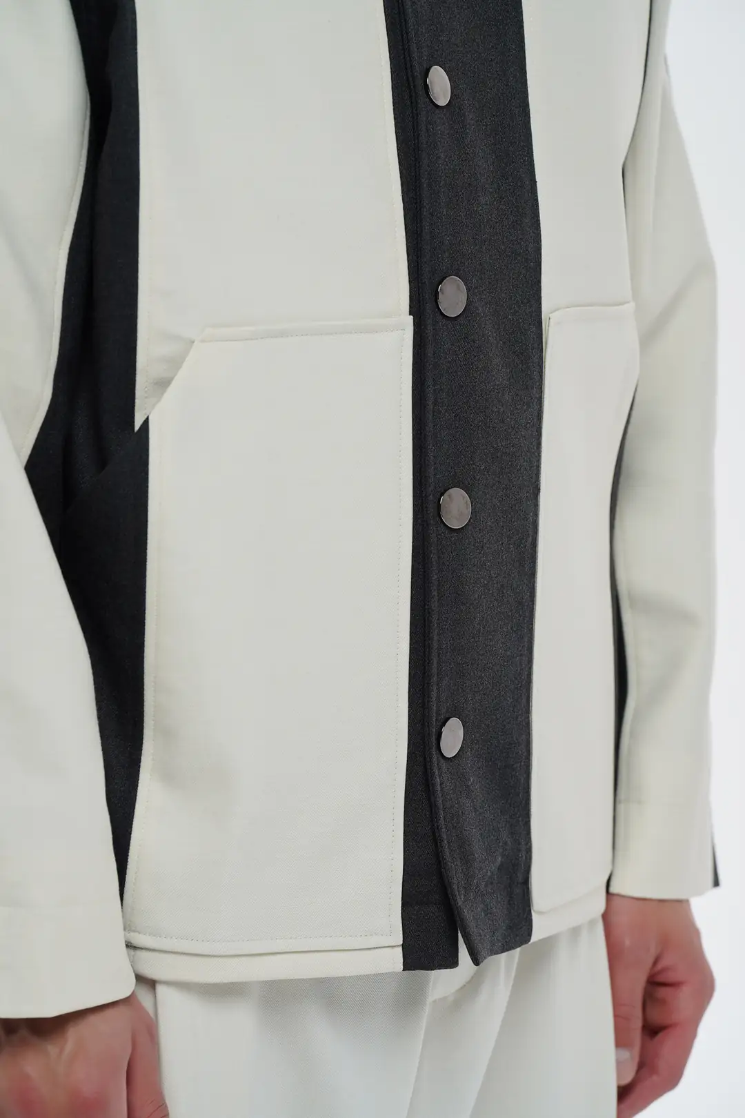 Lofibuy | Gabardin Uyumu Unisex Oversize Astarlı Ceket - Grate · 8