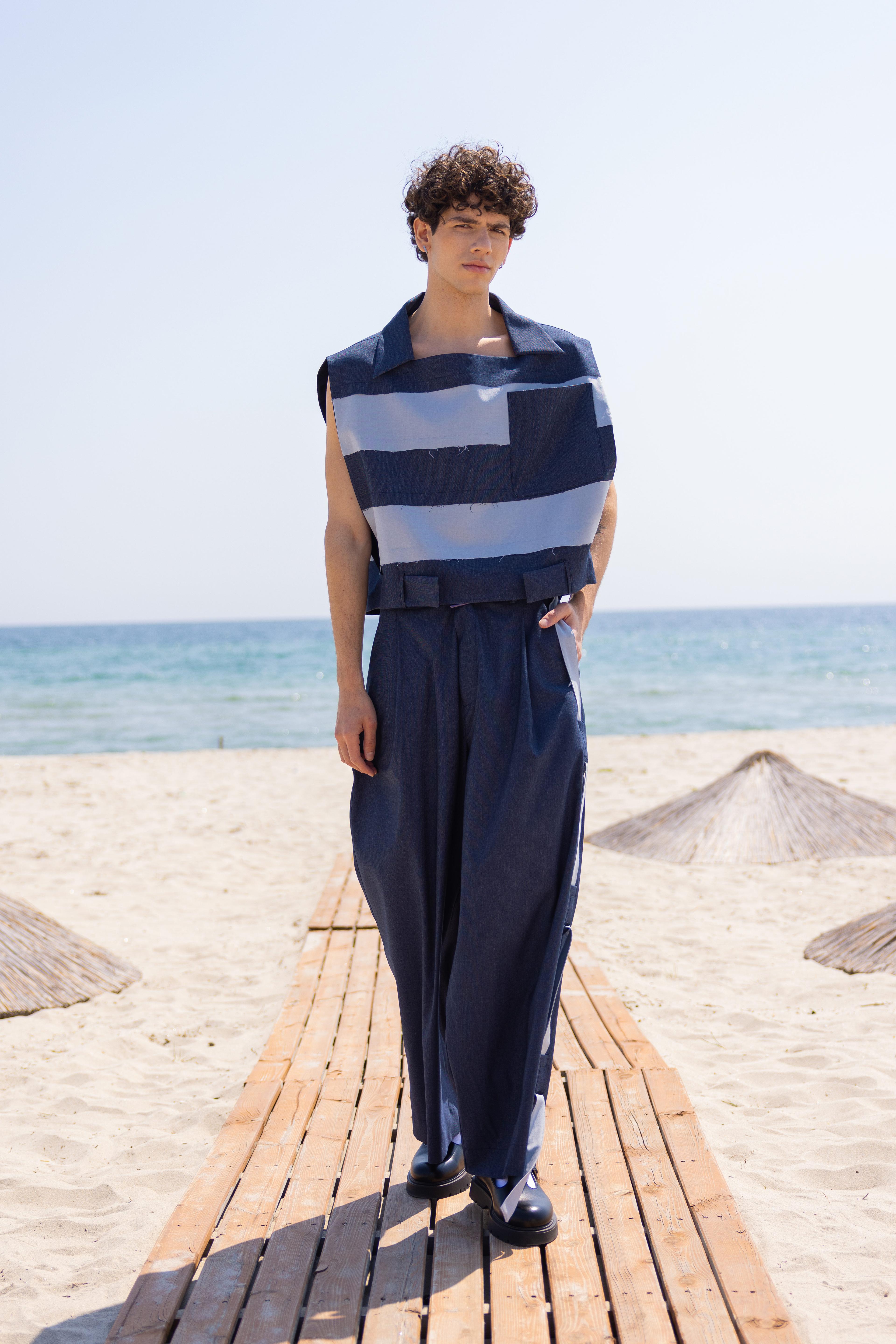 Lofibuy | Kuşak Detaylı Beyond Line Oversize Unisex Takım - SS25