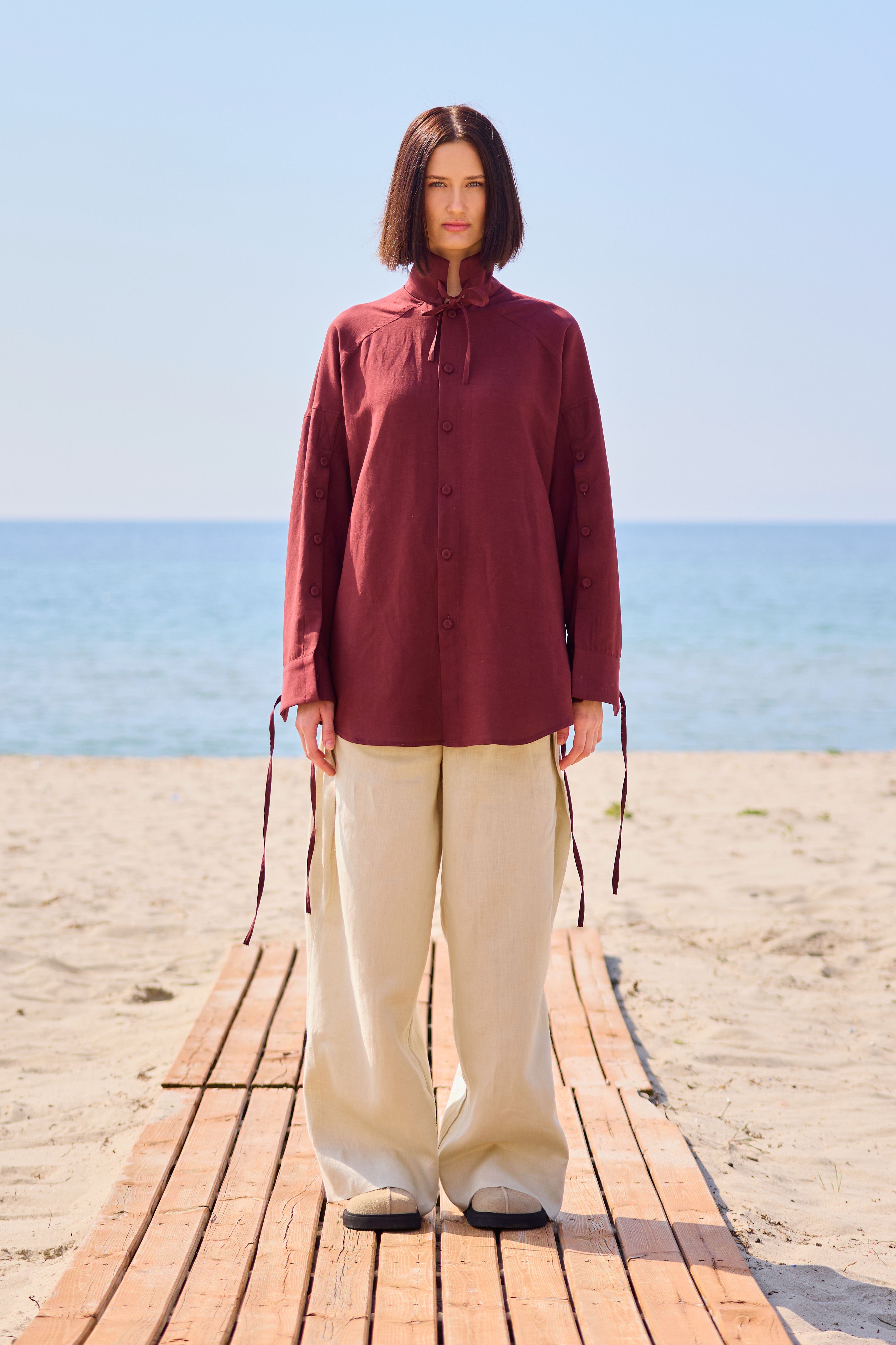 Lofibuy | Çift Taraflı Panço Yelek & Gömek Oversize Unisex  01 - SS25