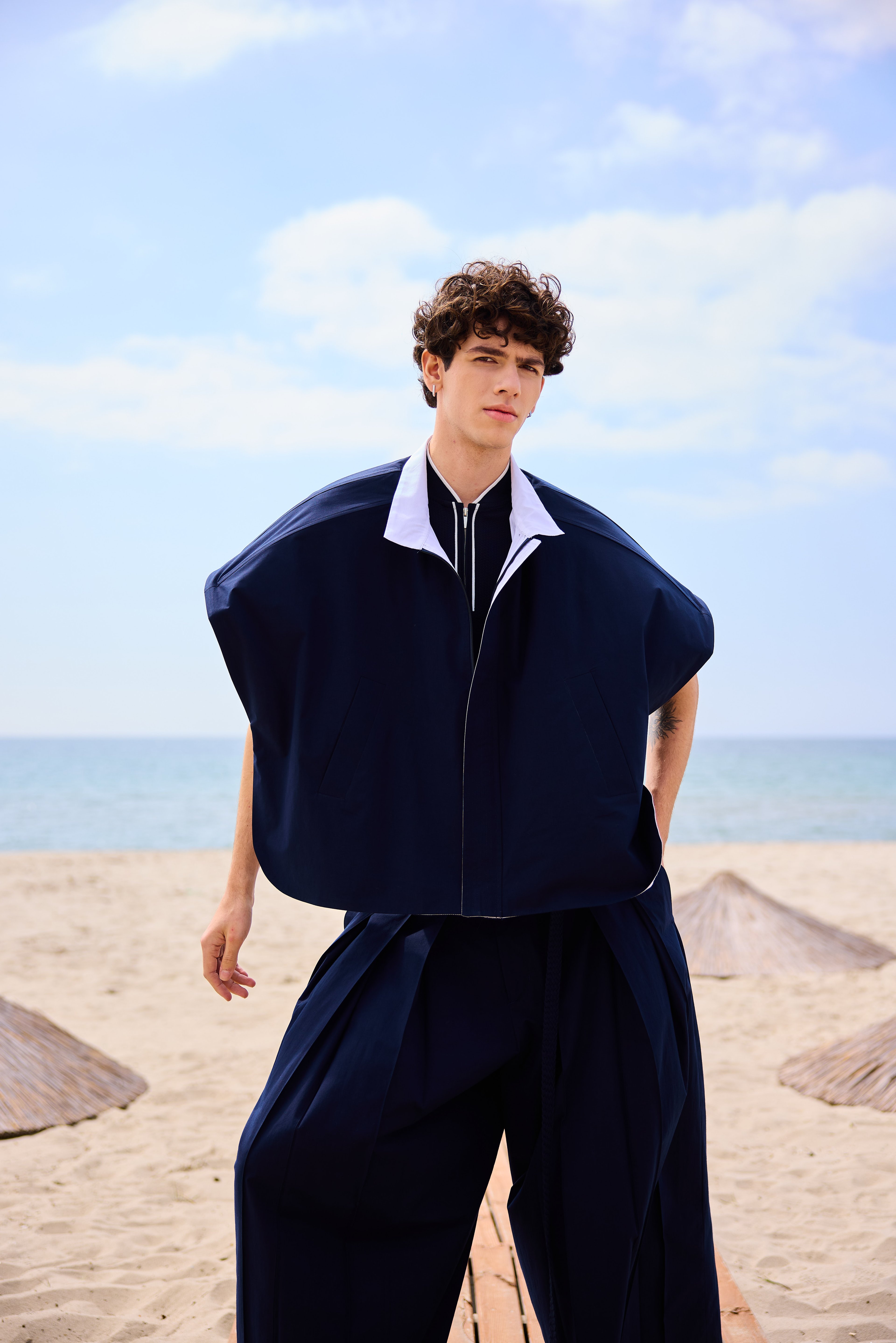 Lofibuy | Panço Yelekli Oversize Unisex Takım 01 - SS25