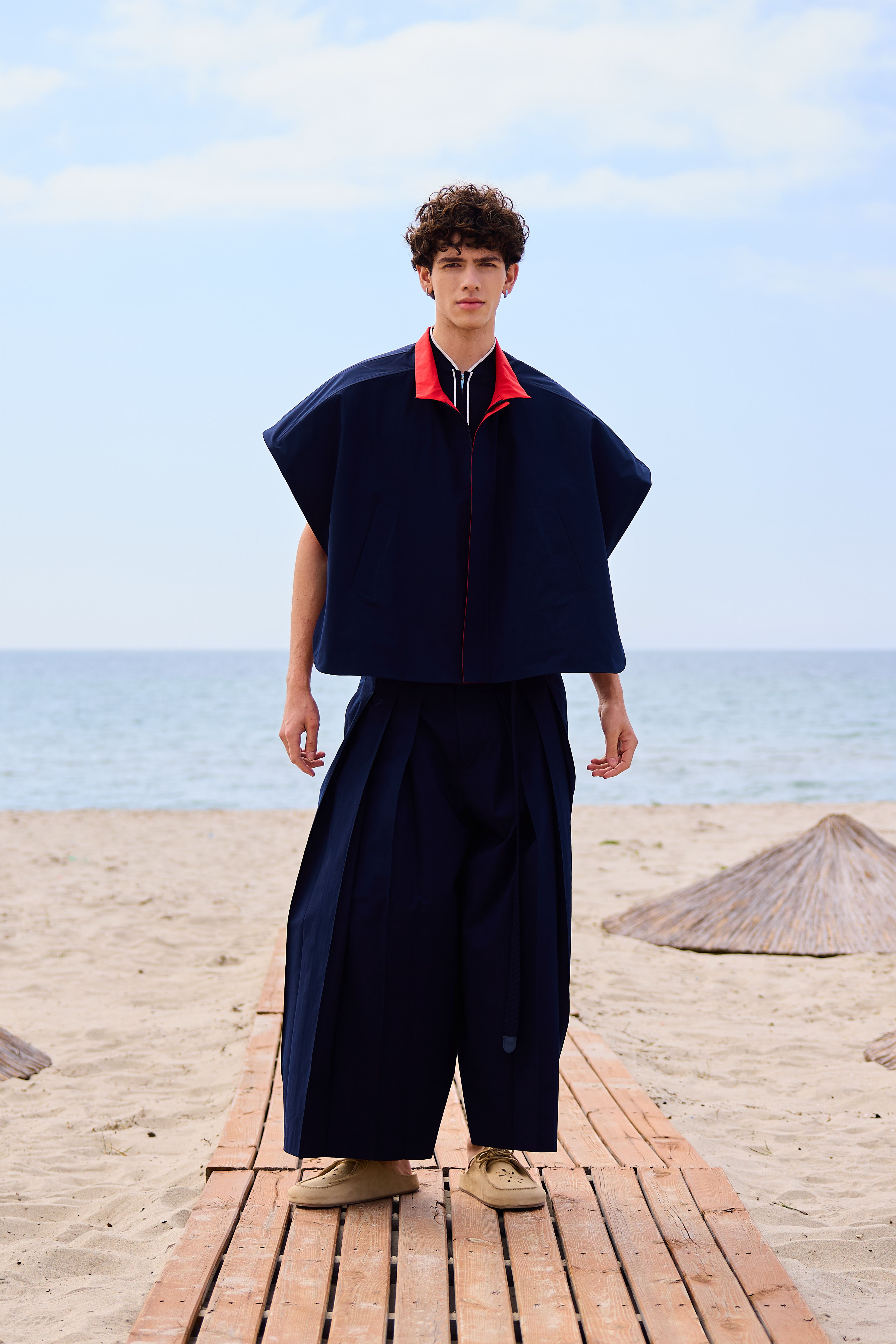 Lofibuy | Panço Yelekli Oversize Unisex Takım 02 - SS25