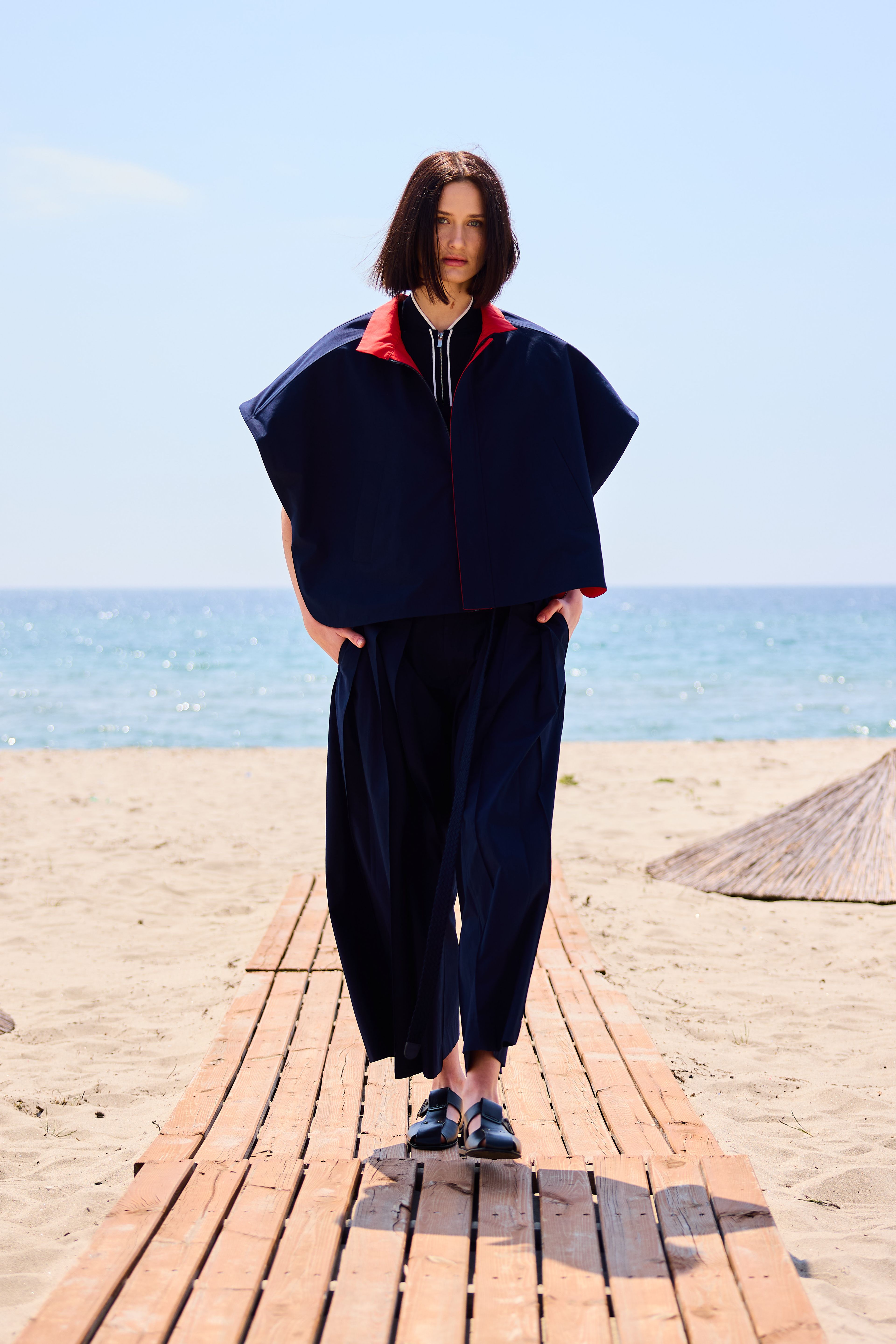Lofibuy | Panço Yelekli Oversize Unisex Takım 02 - SS25