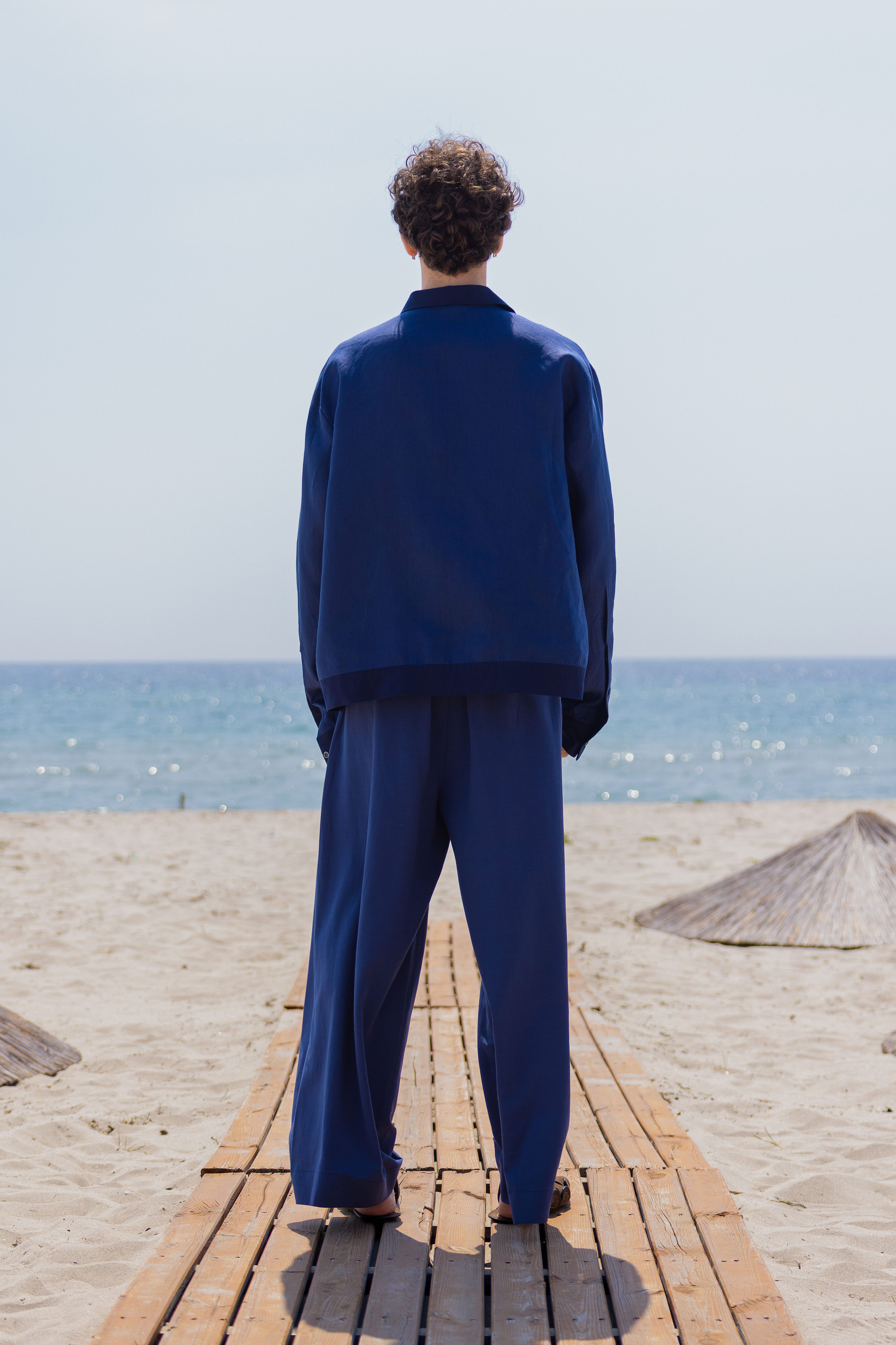 Lofibuy | Oversize Unisex Suit with 100% Linen Shirt - SS25