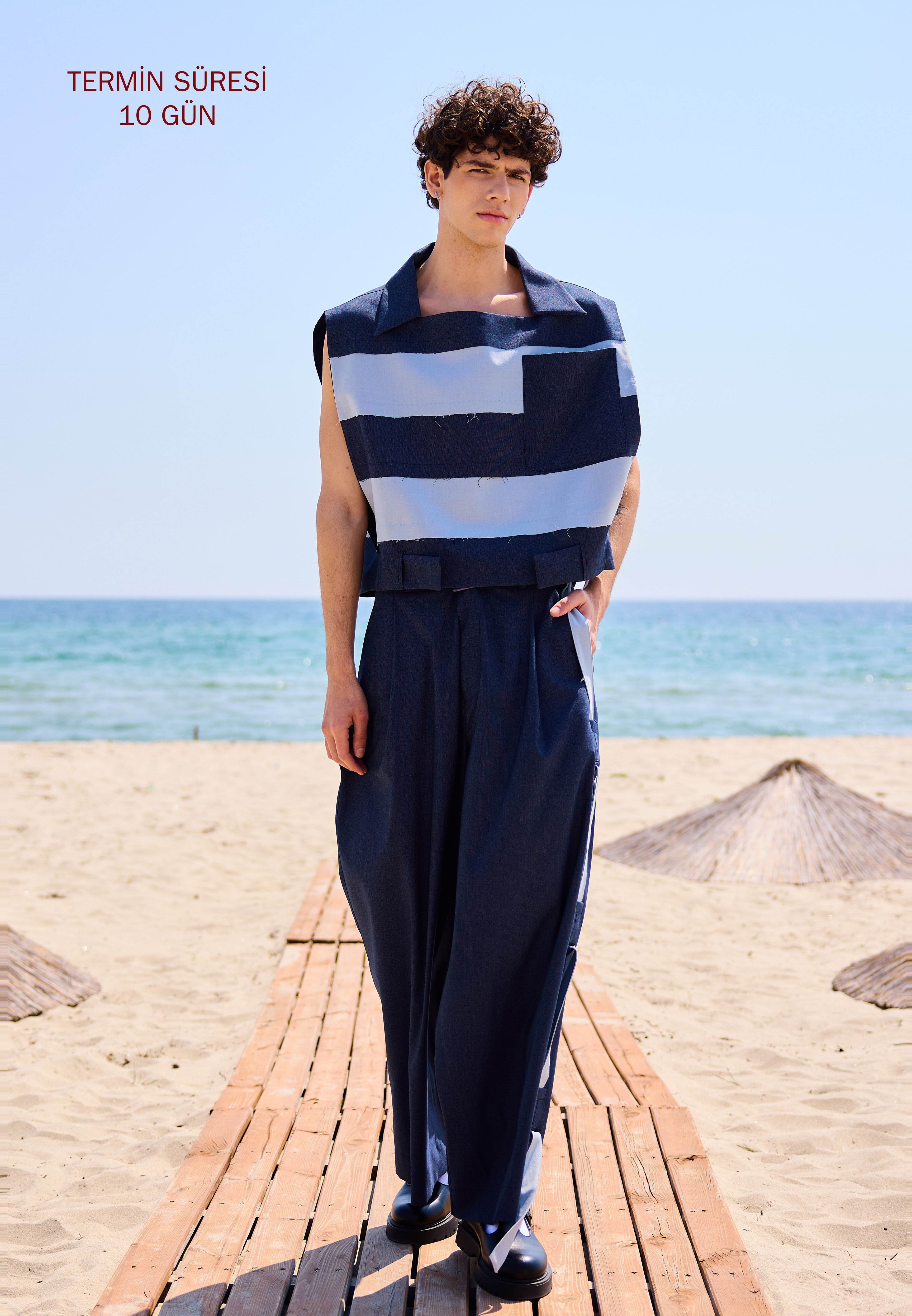 Lofibuy | Kuşak Detaylı Beyond Line Oversize Unisex Takım - SS25