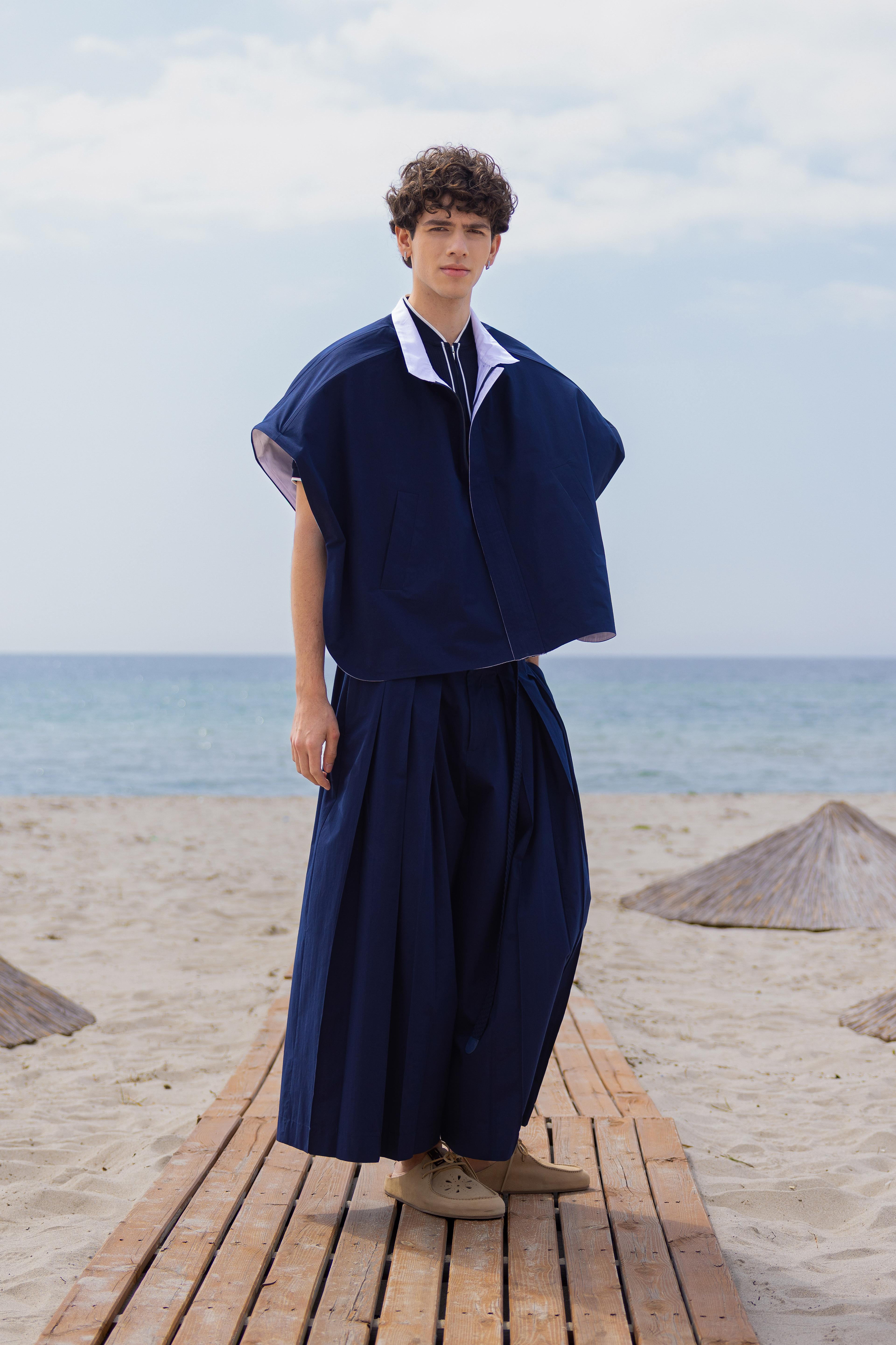 Lofibuy | Poncho Oversize Unisex Suit with Vest 01 - SS25