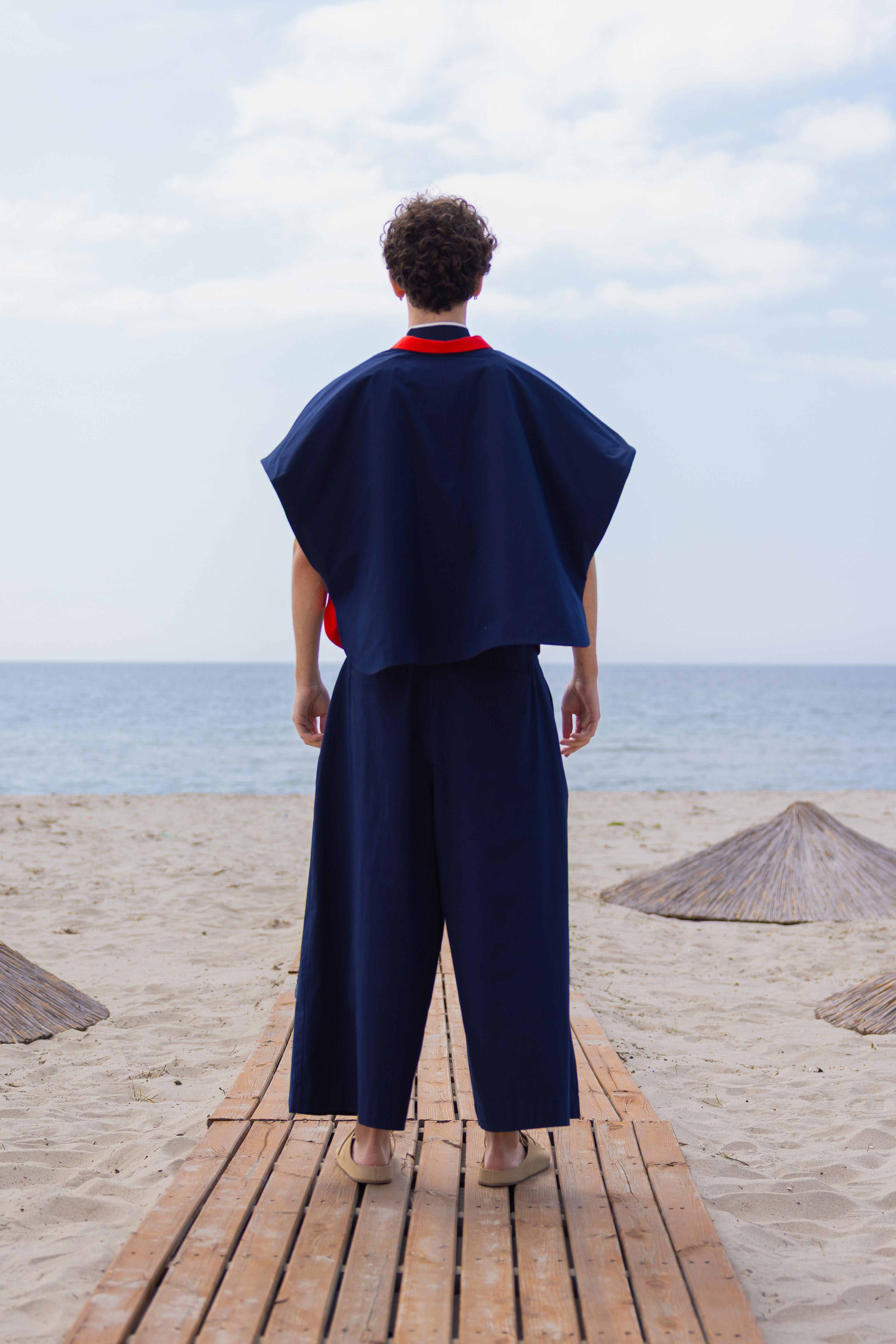Lofibuy | Poncho Oversize Unisex Suit with Vest 02 - SS25