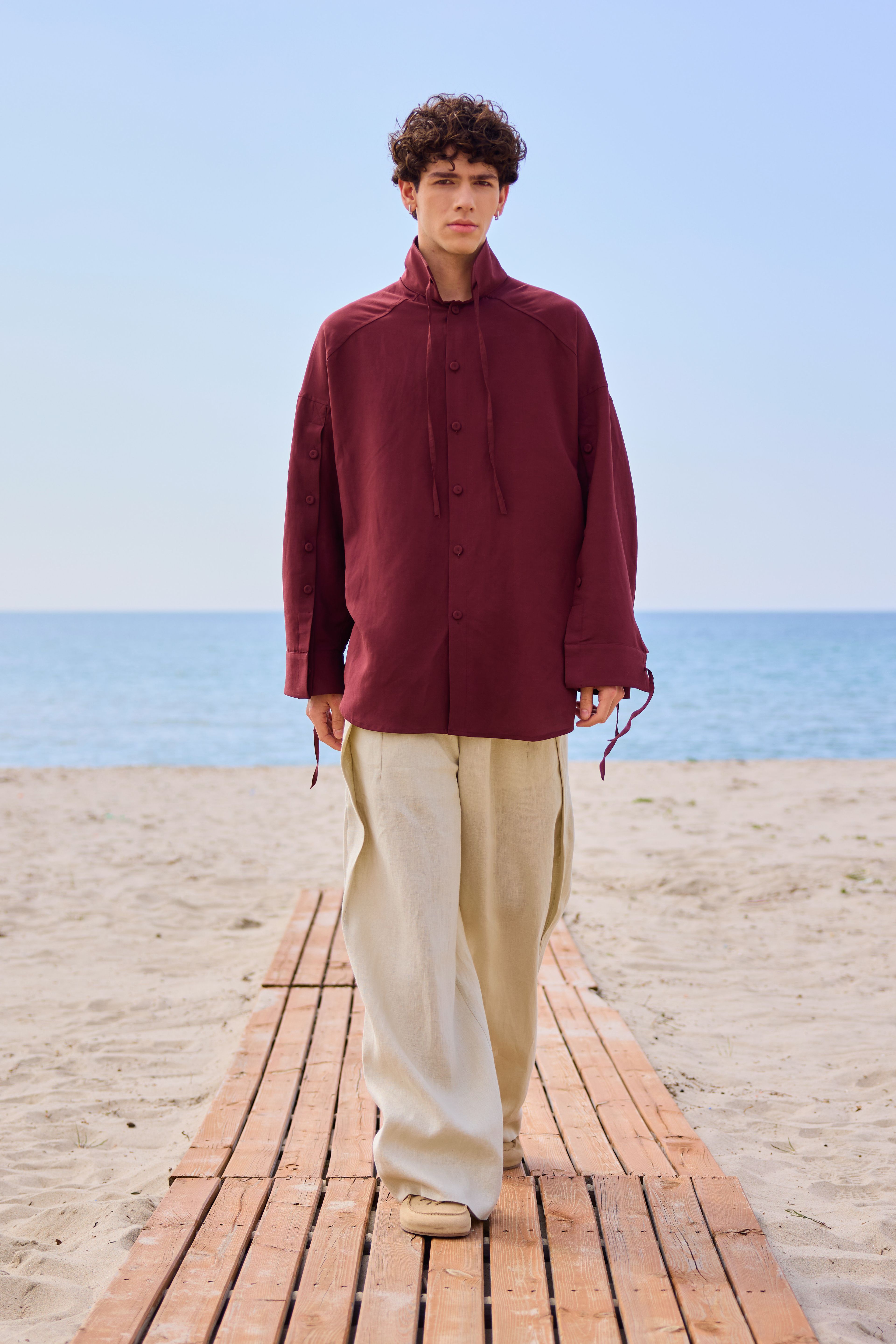 Lofibuy | Çift Taraflı Panço Yelek & Gömek Oversize Unisex  01 - SS25