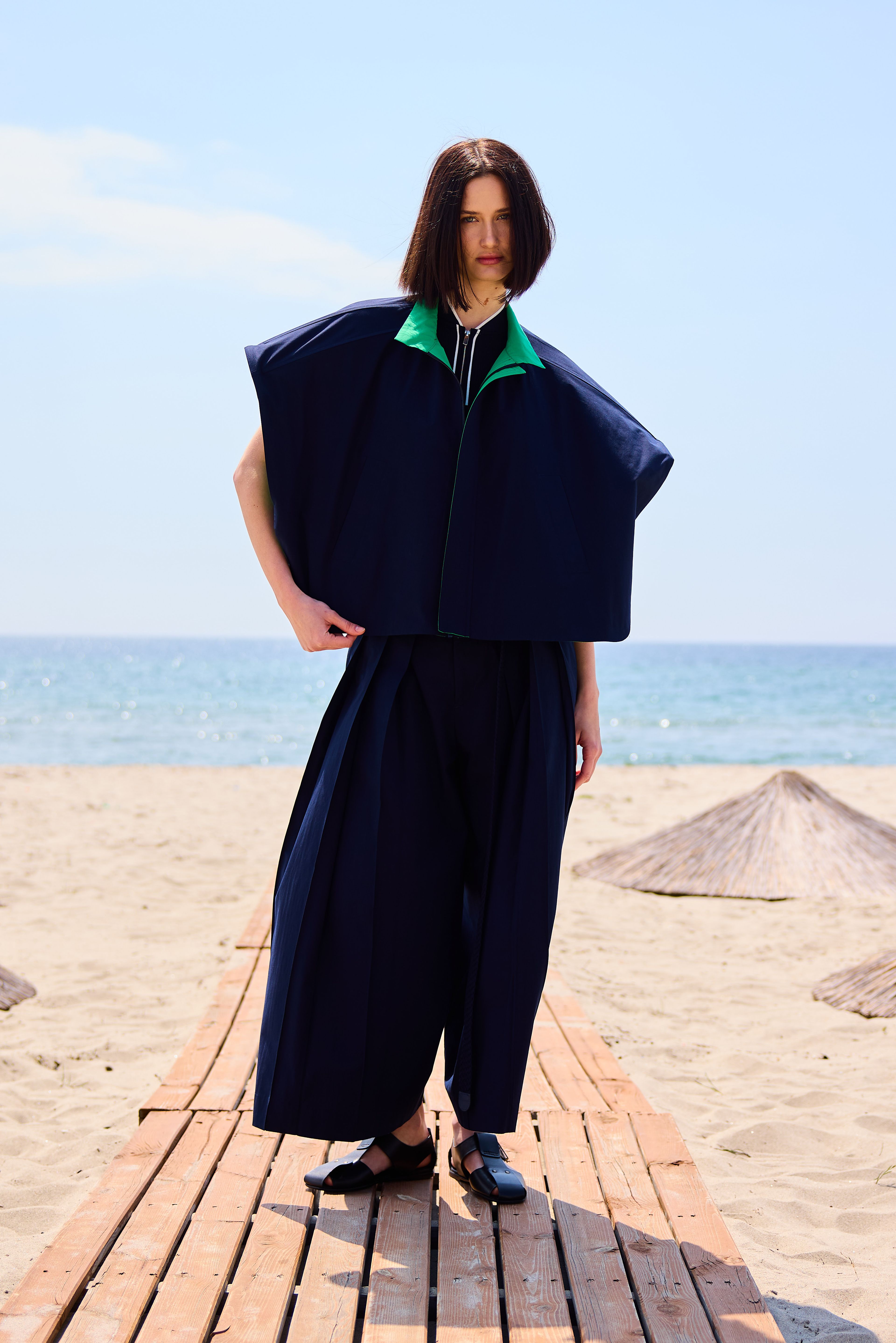 Lofibuy | Panço Yelekli Oversize Unisex Takım 03 - SS25