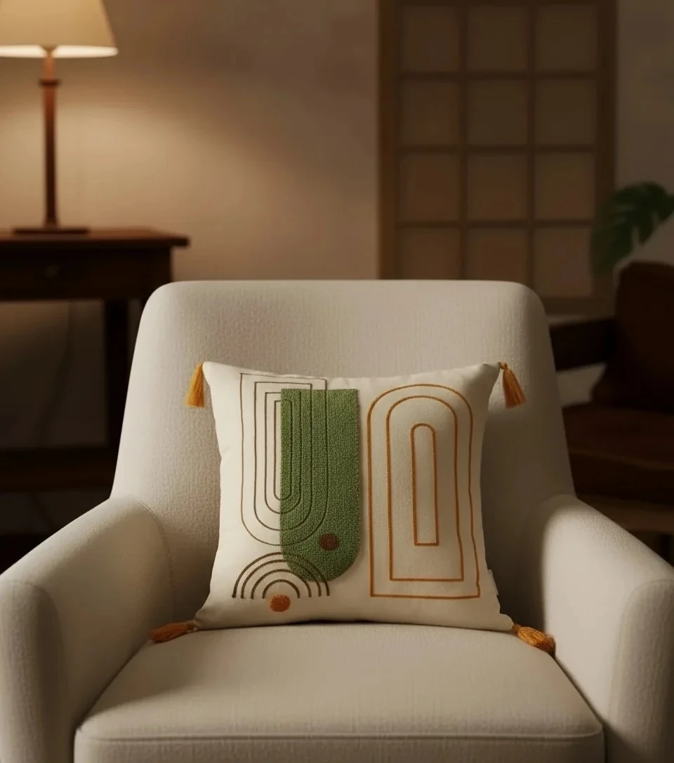 Acro Punch İşleme Kırlent 