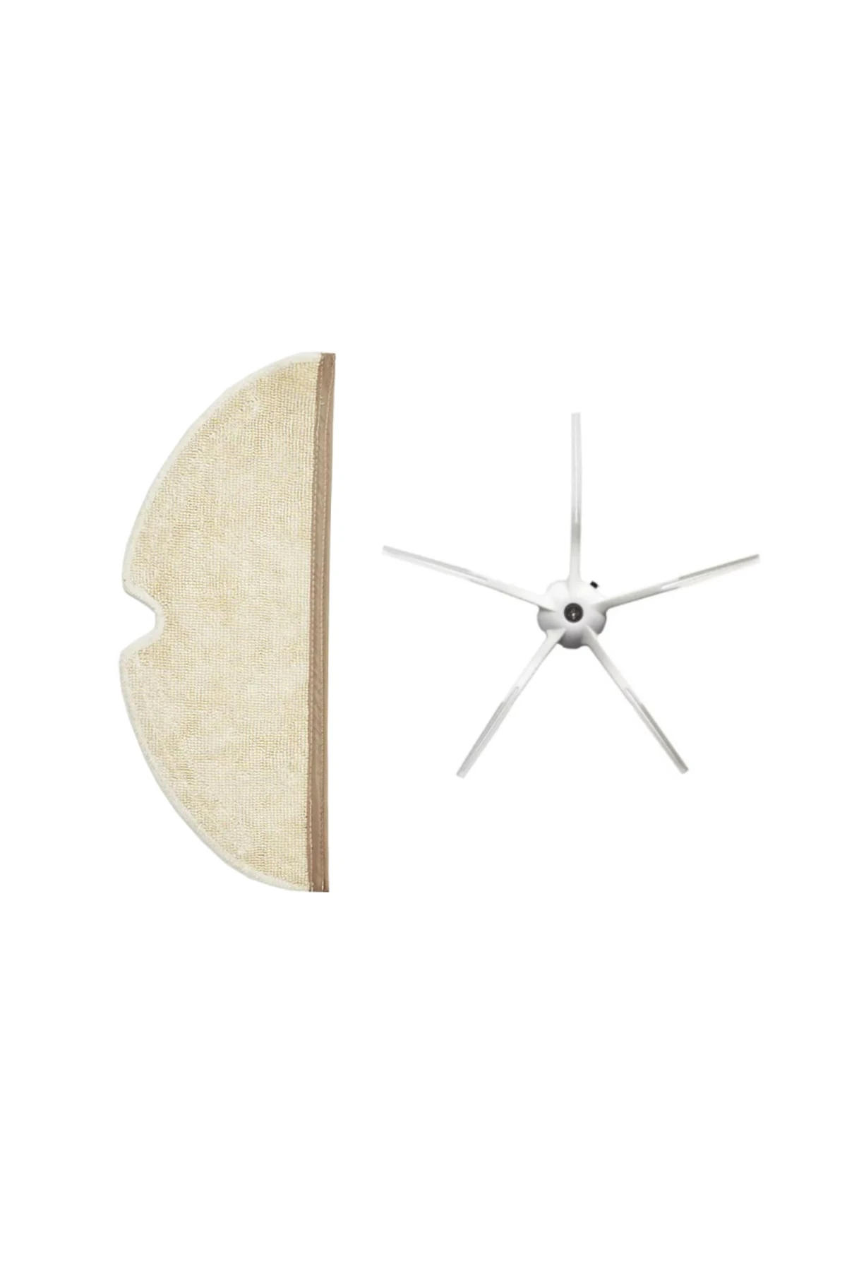 Roborock Q7, Q7 Max Robot Süpürge Modelleri Uyumlu Paspas-beyaz Yan Fırça Seti