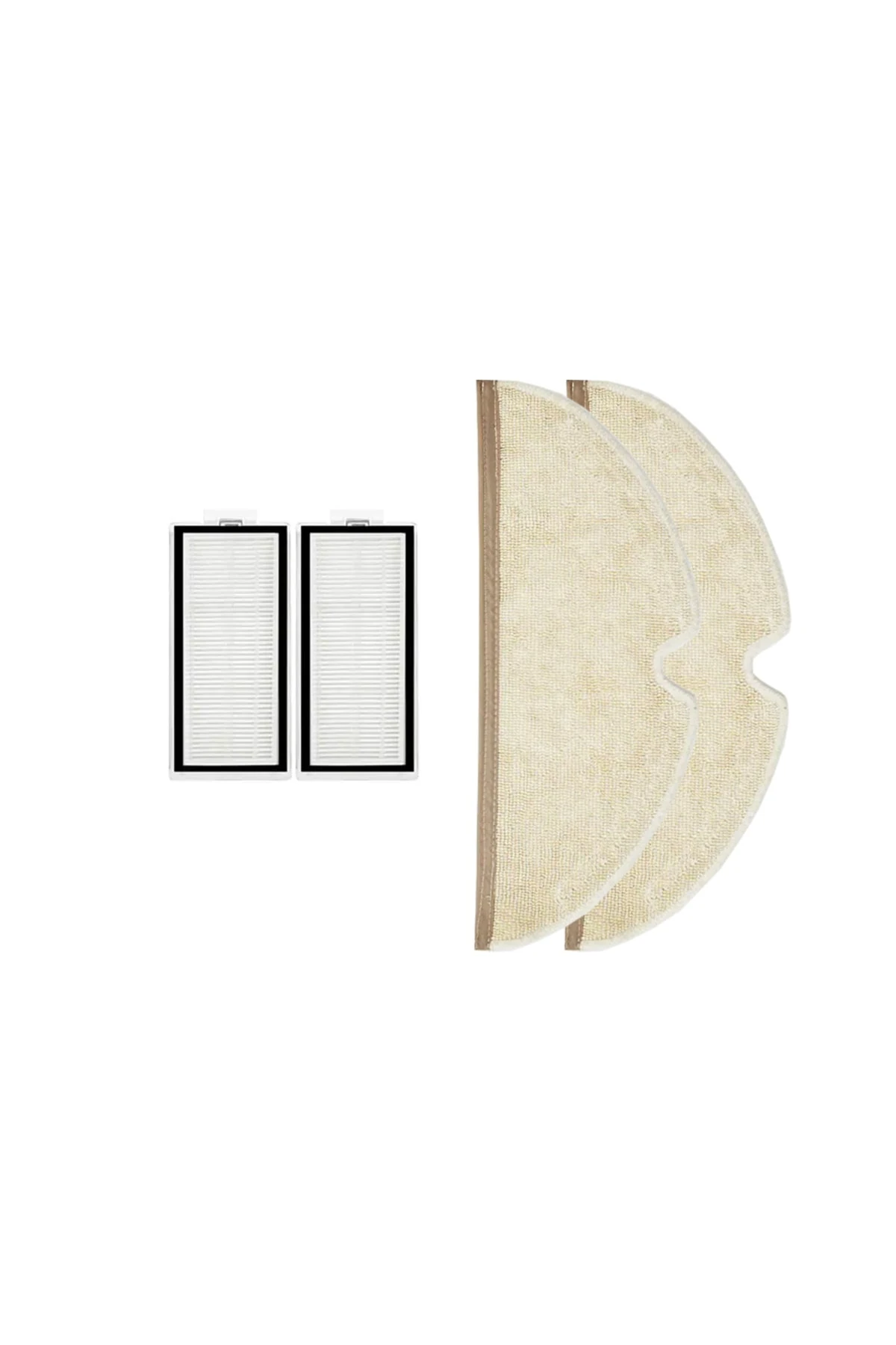 Roborock Q7, Q7 Max Robot Süpürge Modelleri Uyumlu 2'li Filtre-paspas Seti