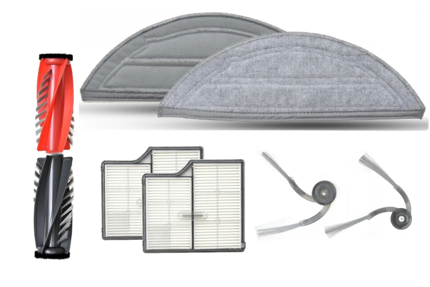 Roborock Saros 10 robot süpürge modeli ile uyumlu yedek parça seti