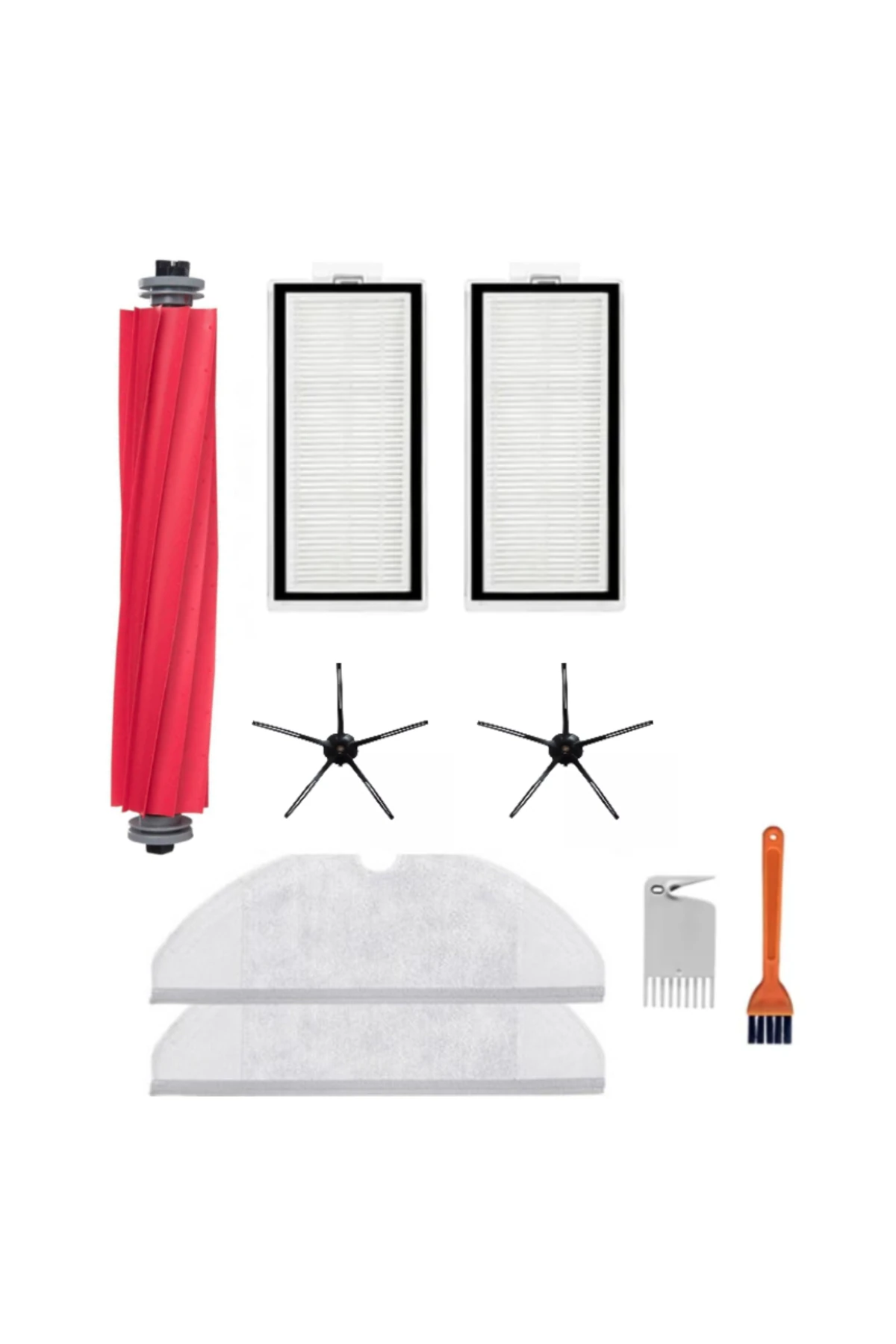 Roborock Q7, Q7 Max, Q7+ Uyumlu 9 Parça Set