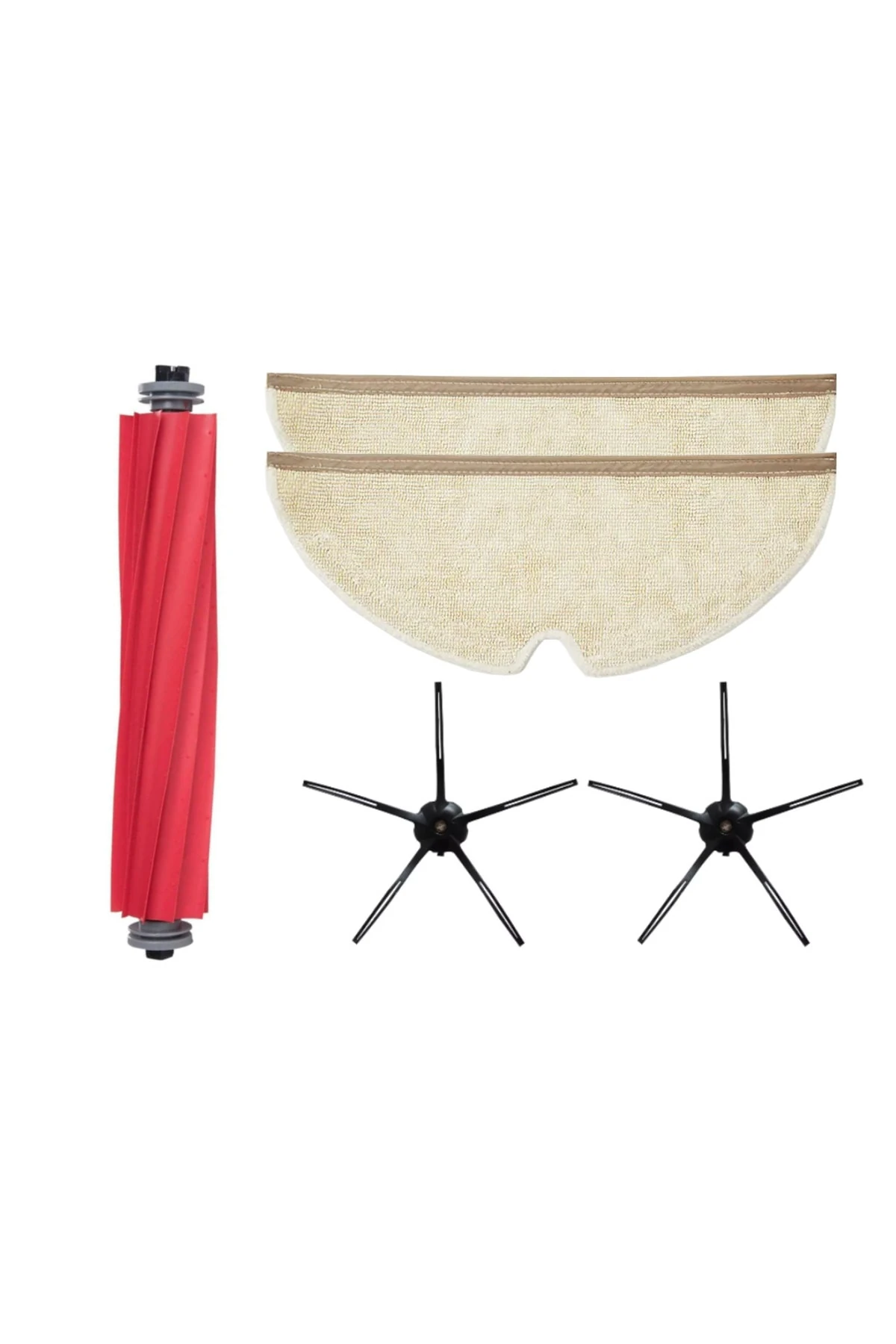 Roborock Q7, Q7 Max Robot Süpürge Modelleri Uyumlu Fırça-paspas- Siyah Yan Fırça Seti