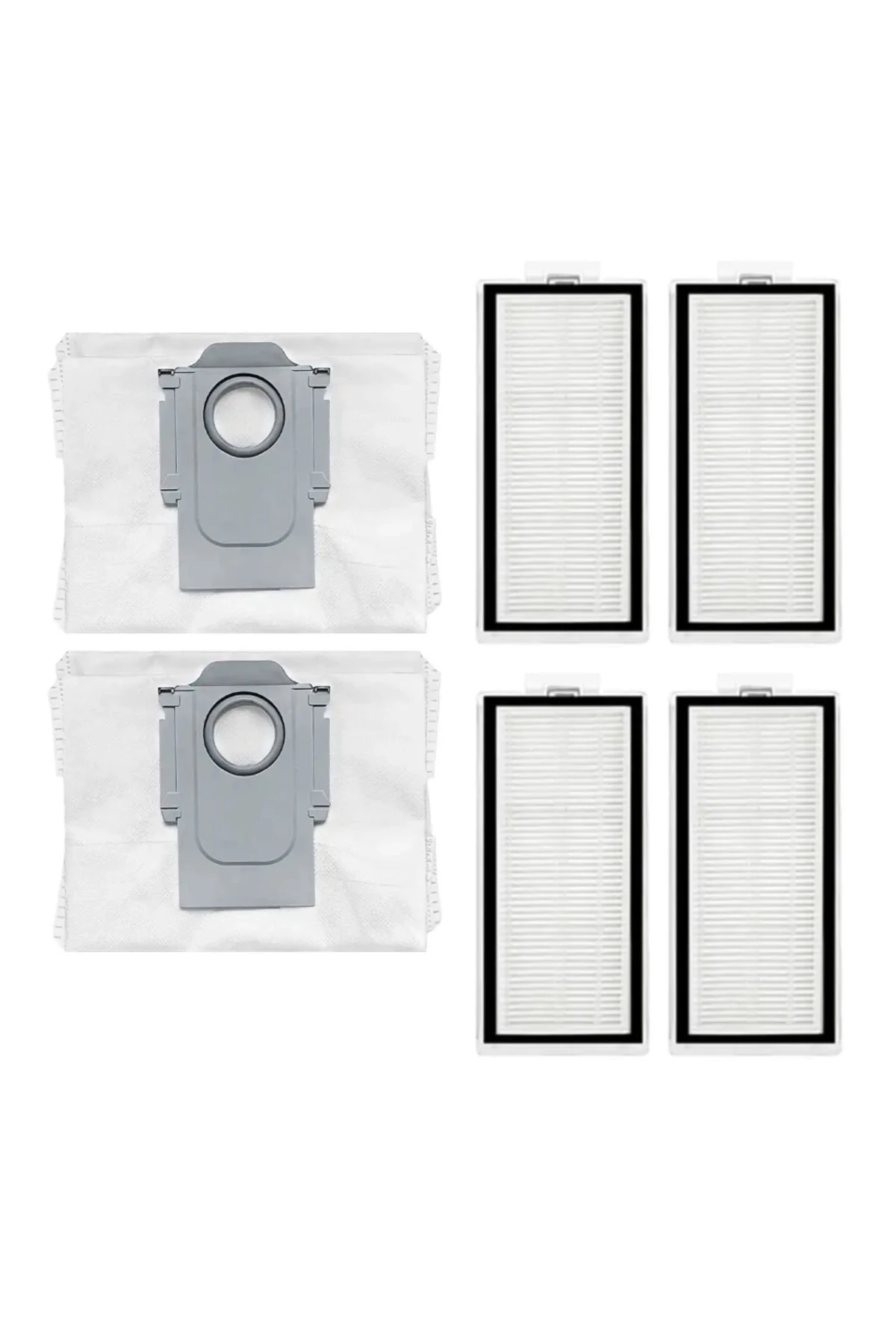 Roborock Q7+, Q7 Max+ Uyumlu Toz Torbası-Filtre Seti