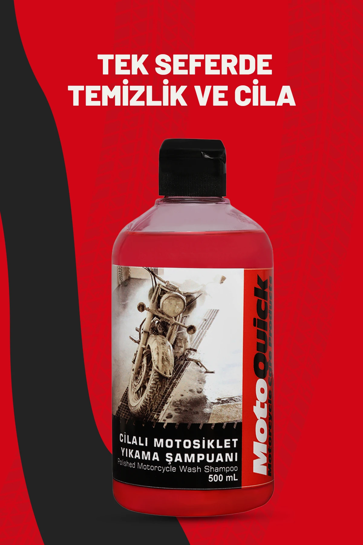 Motosiklet Cilalı Şampuan 500 ml
