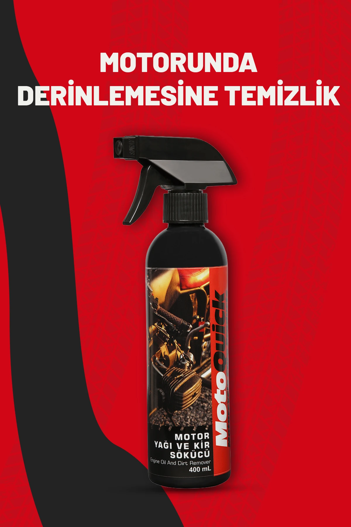 Motosiklet Motor Yağı Ve Kir Sökücü 400 ml