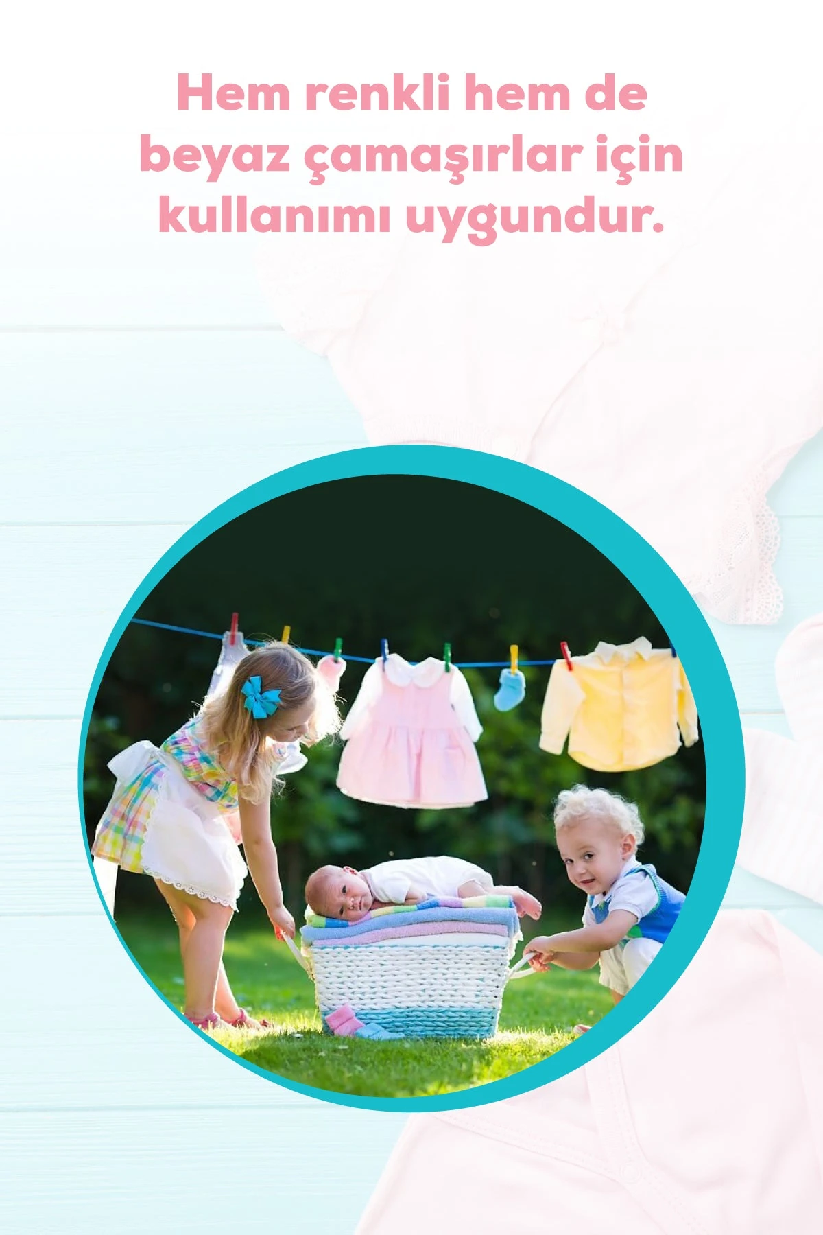 Life By Fakir Bitkisel Bebek Çamaşır Deterjanı 1500 ml – Vegan, Hipoalerjenik, Renkli ve Beyazlar için