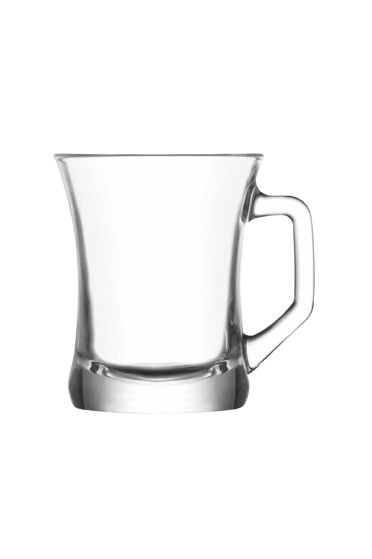 LAV Zen 3'lü Kulplu Bardak Takımı - 225 cc Büyük Çay ve Kahve Kupası