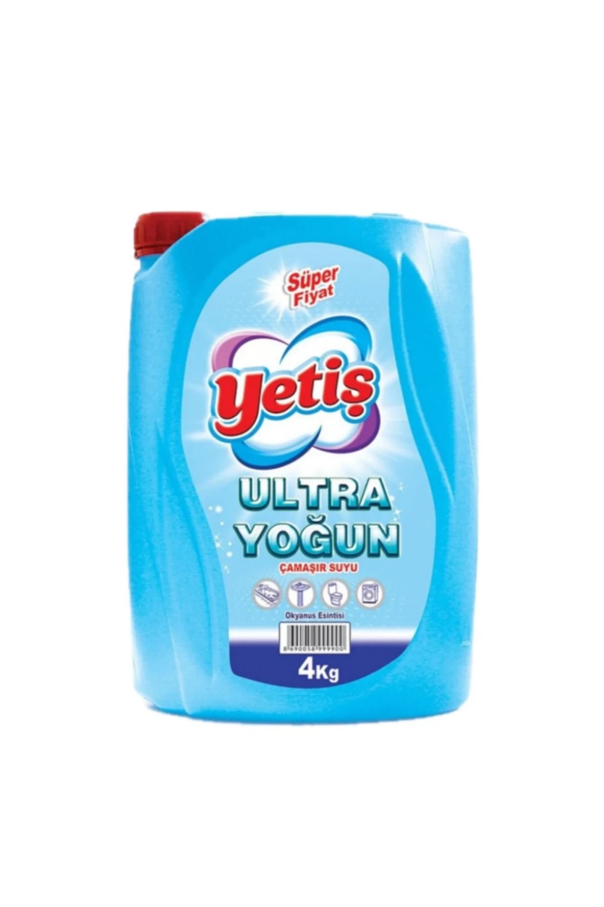 Yetiş Ultra Yoğun Çamaşır Suyu Okyanus Ferahlığı 4 Kg - Maksimum Hijyen ve Beyazlık