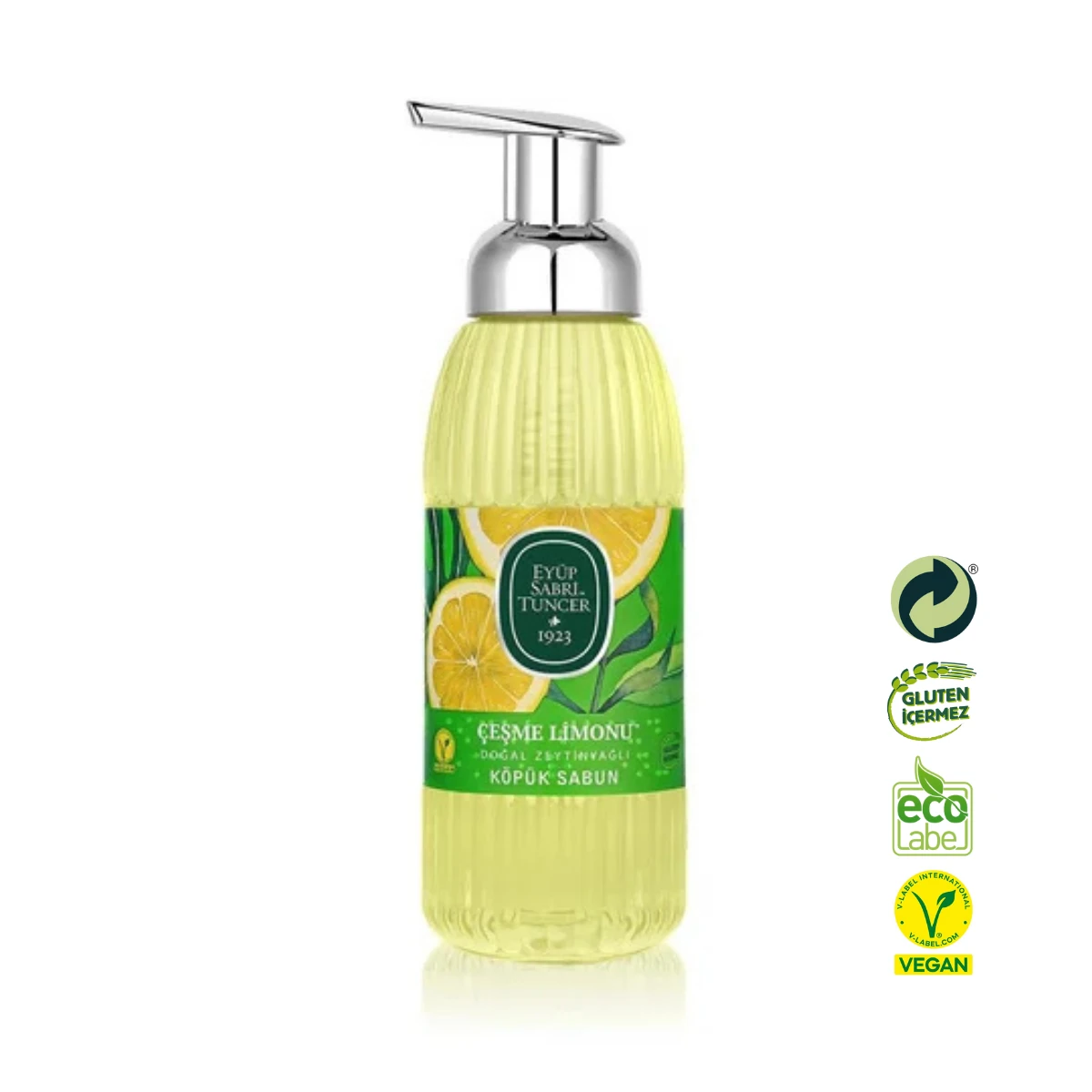 Eyüp Sabri Tuncer Doğal Zeytinyağlı Köpük Sabun 500 ml Çeşme Limonu