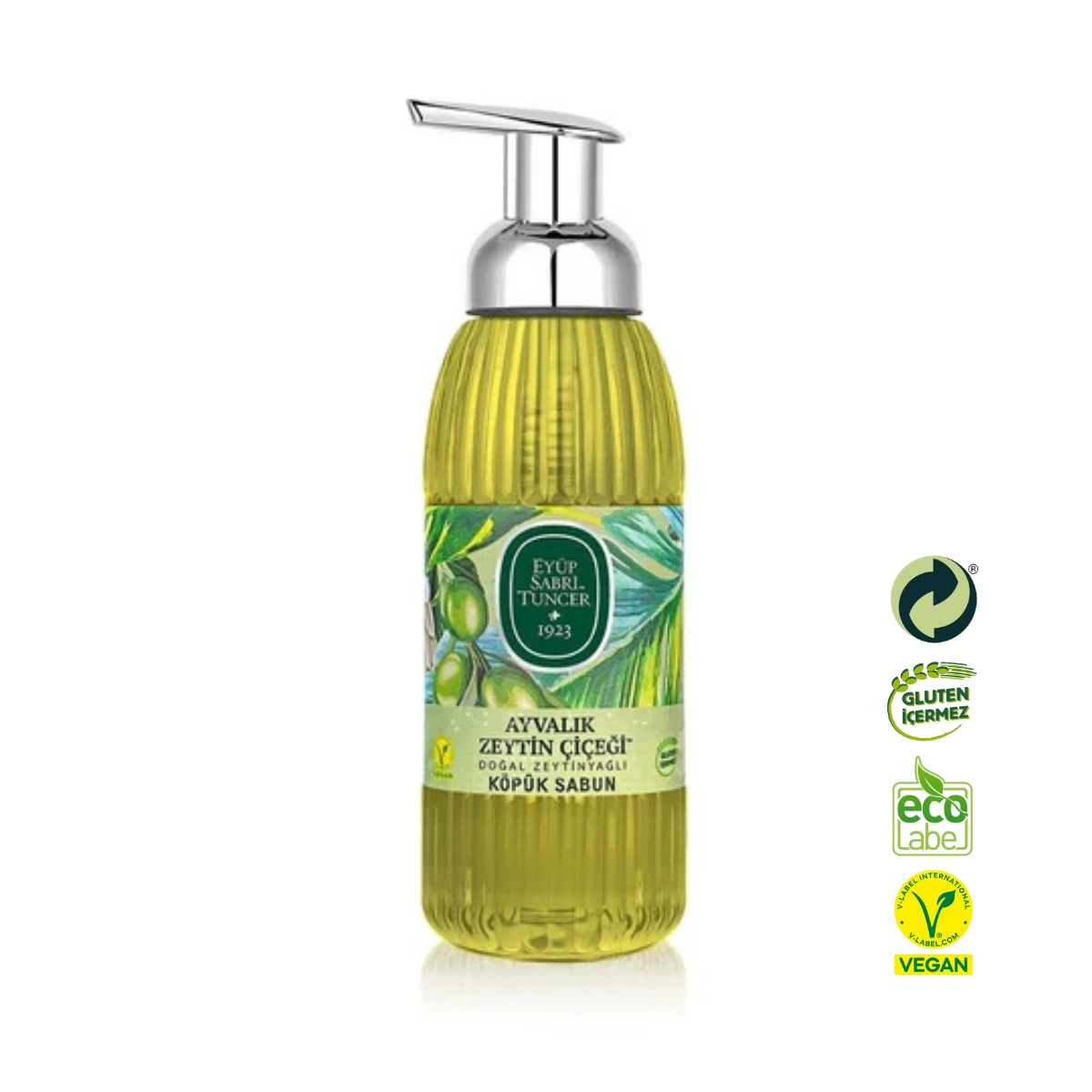 Eyüp Sabri Tuncer  Doğal Zeytinyağlı Köpük Sabun 500 ml Ayvalık Zeytin Çiçeği