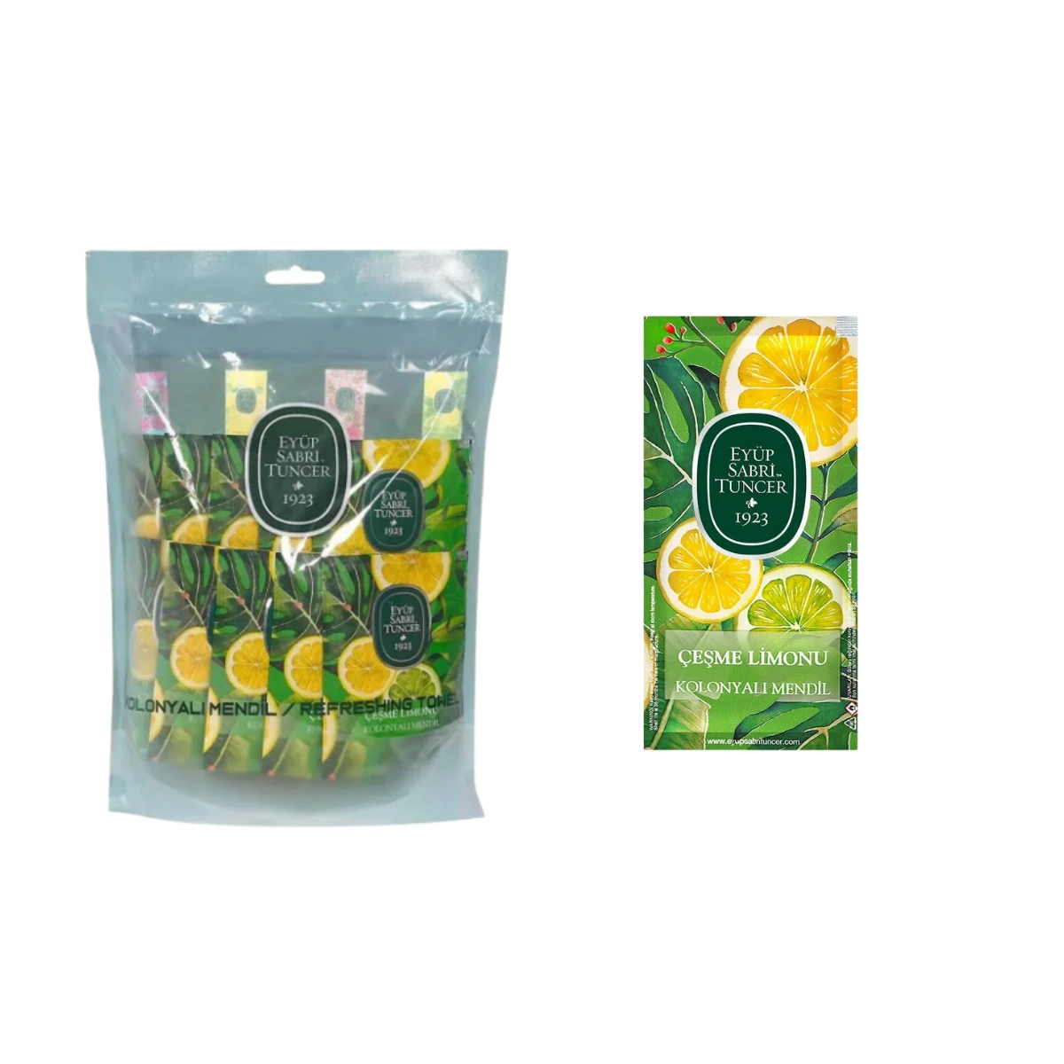 Eyüp Sabri Tuncer Çeşme Limonu Kolonyalı Mendil 150'li