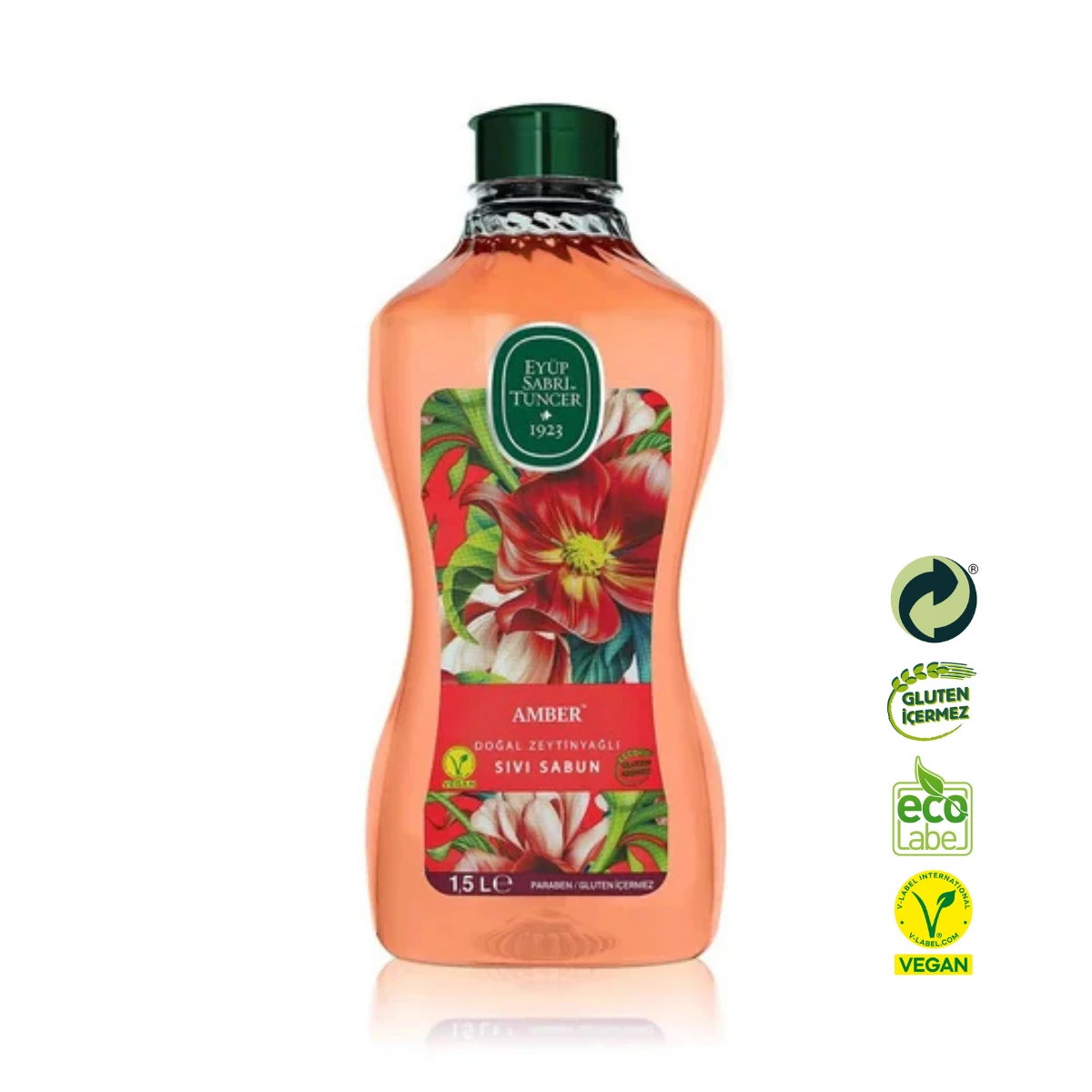 Eyüp Sabri Tuncer Doğal Zeytinyağlı Sıvı Sabun 1,5 Lt Amber